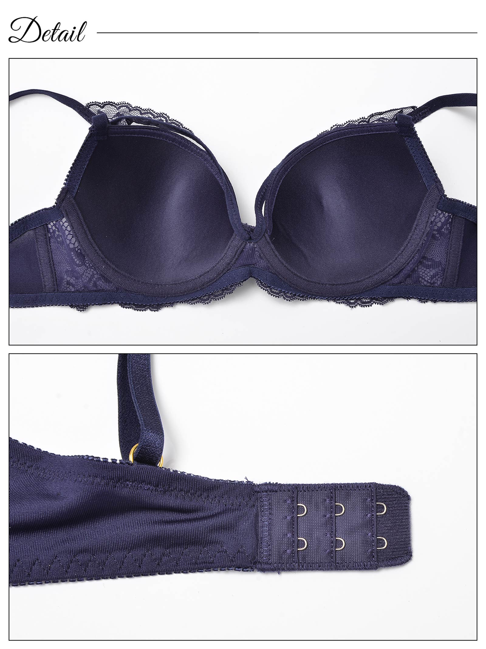 2/21新作!マットサテンレーシィコードブラジャー&フルバックショーツ