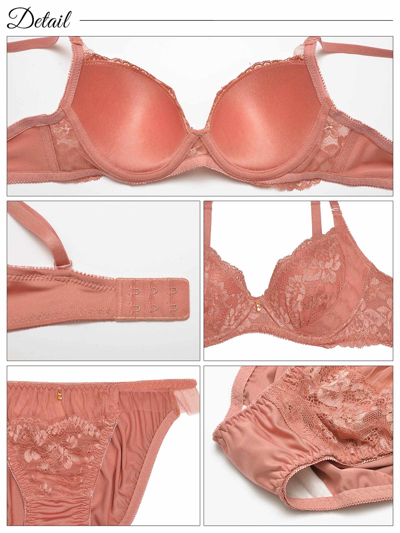 2/12新作!ジーニアルチュールフラワー育乳脇高ブラジャー&フルバックショーツ