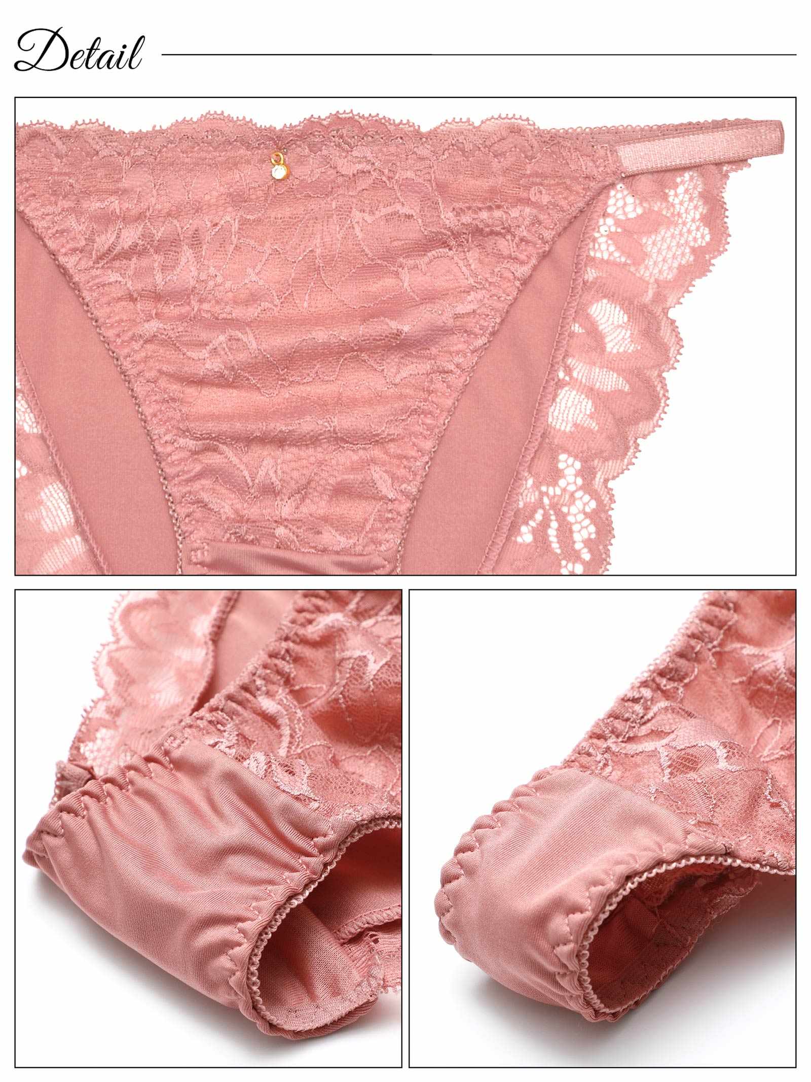 2/19新作!【3点セット】レーシィマットサテン育乳脇高ブラジャー&フルバック&Tバックショーツ