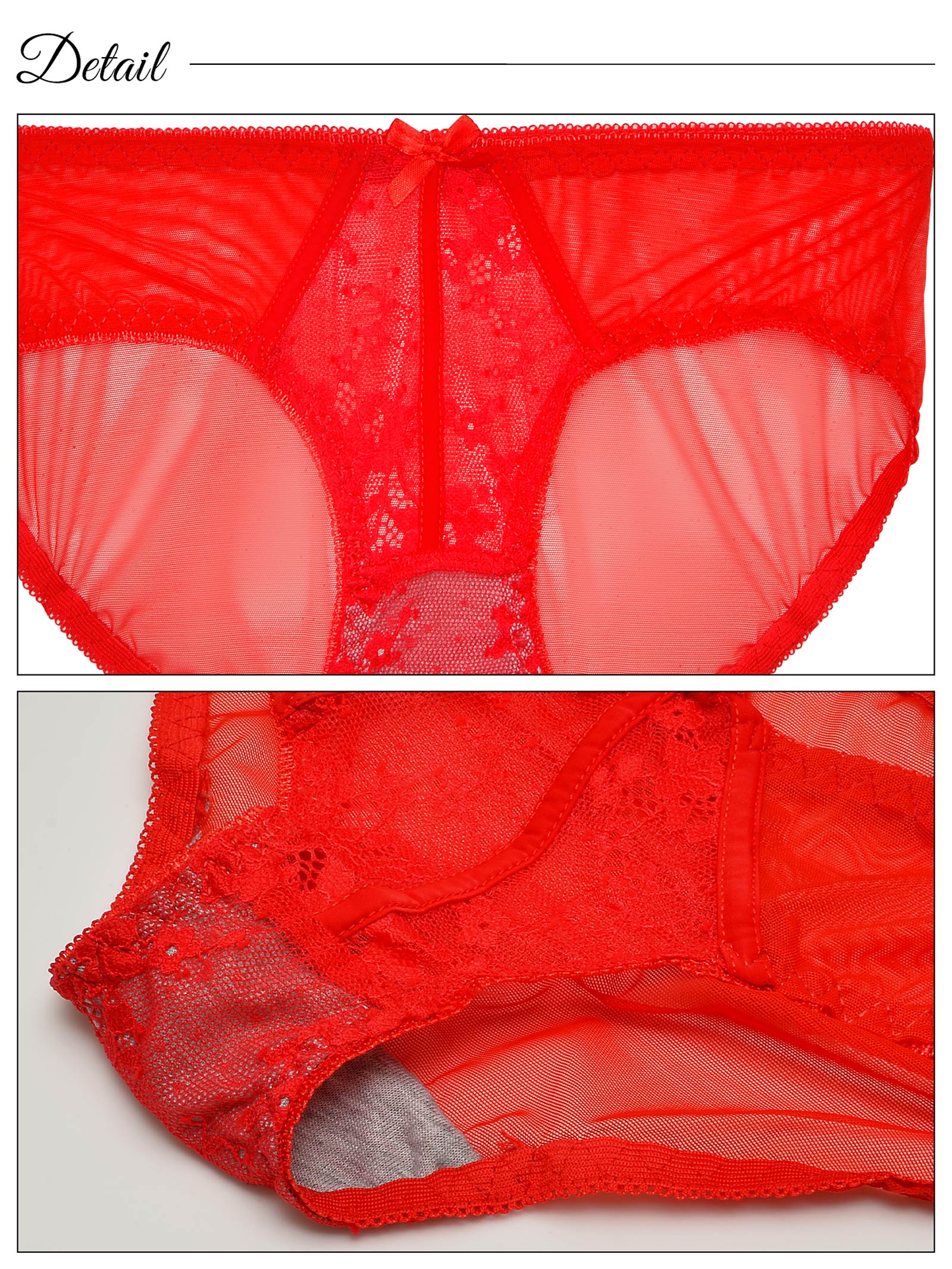 8/23新作!シースルーディープフラワーブラジャー&バック透けフルバックショーツ