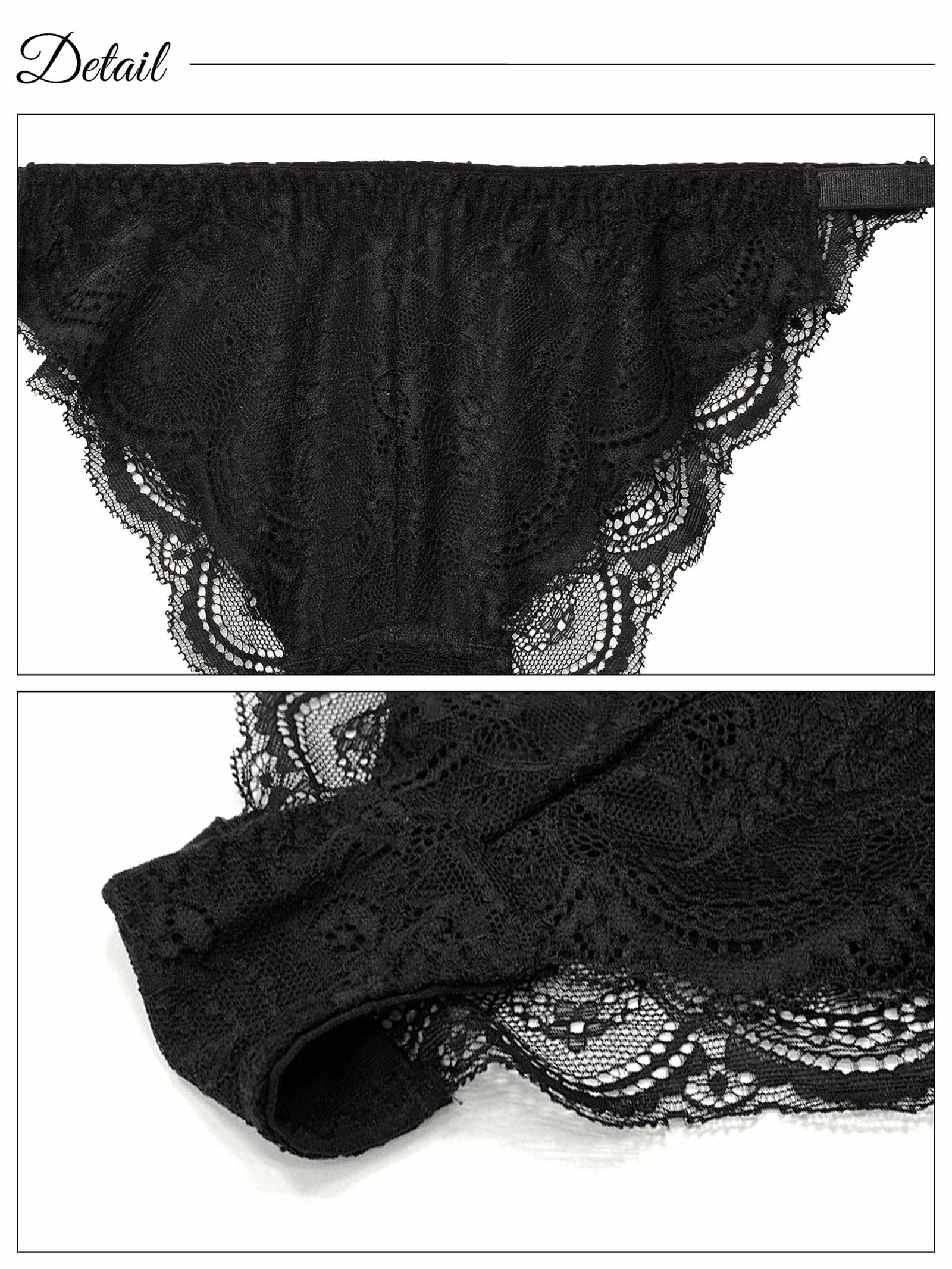 11/20新作!レーシーグラマラスブラジャー&バック透けフルバックショーツ