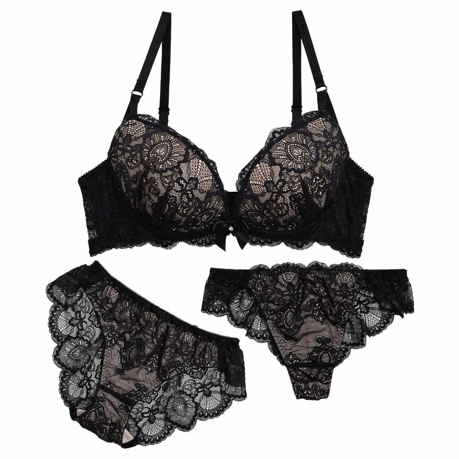 2/10再販!三上悠亜着用【3点セット】【GHサイズ】ヴィーナスヌーディブラジャー&バック透けフルバック&ハーフバックショーツ - 【公式】247Lingerie