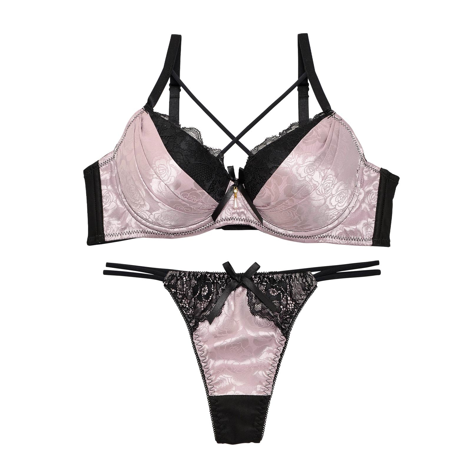 1/20再販!【三上悠亜着用】グロリアローズブラジャー&バック透けTバックショーツ - 【公式】247Lingerie