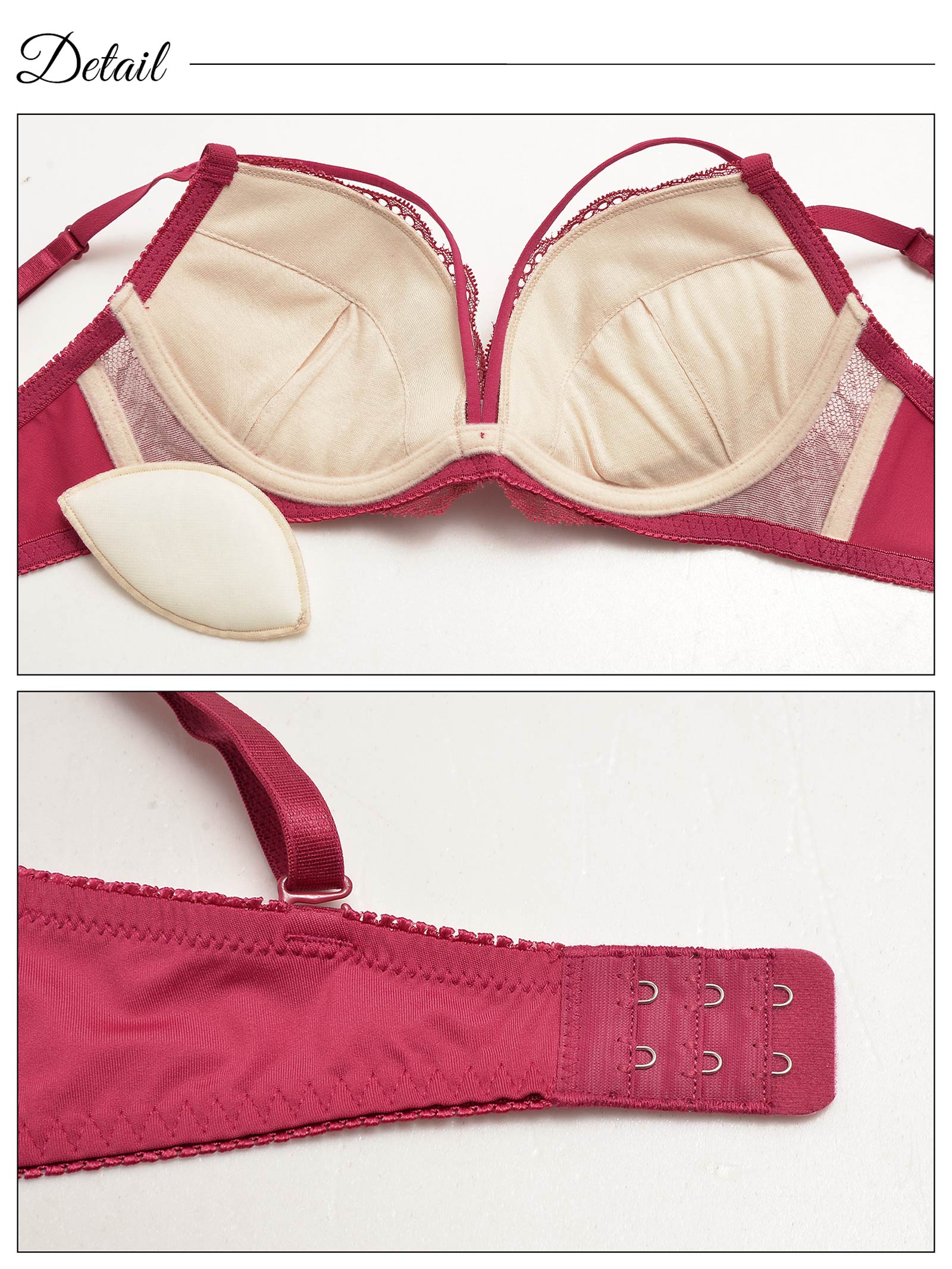 2/21再販!ヌーディーレースコードブラジャー&フルバックショーツ - 【公式】247Lingerie