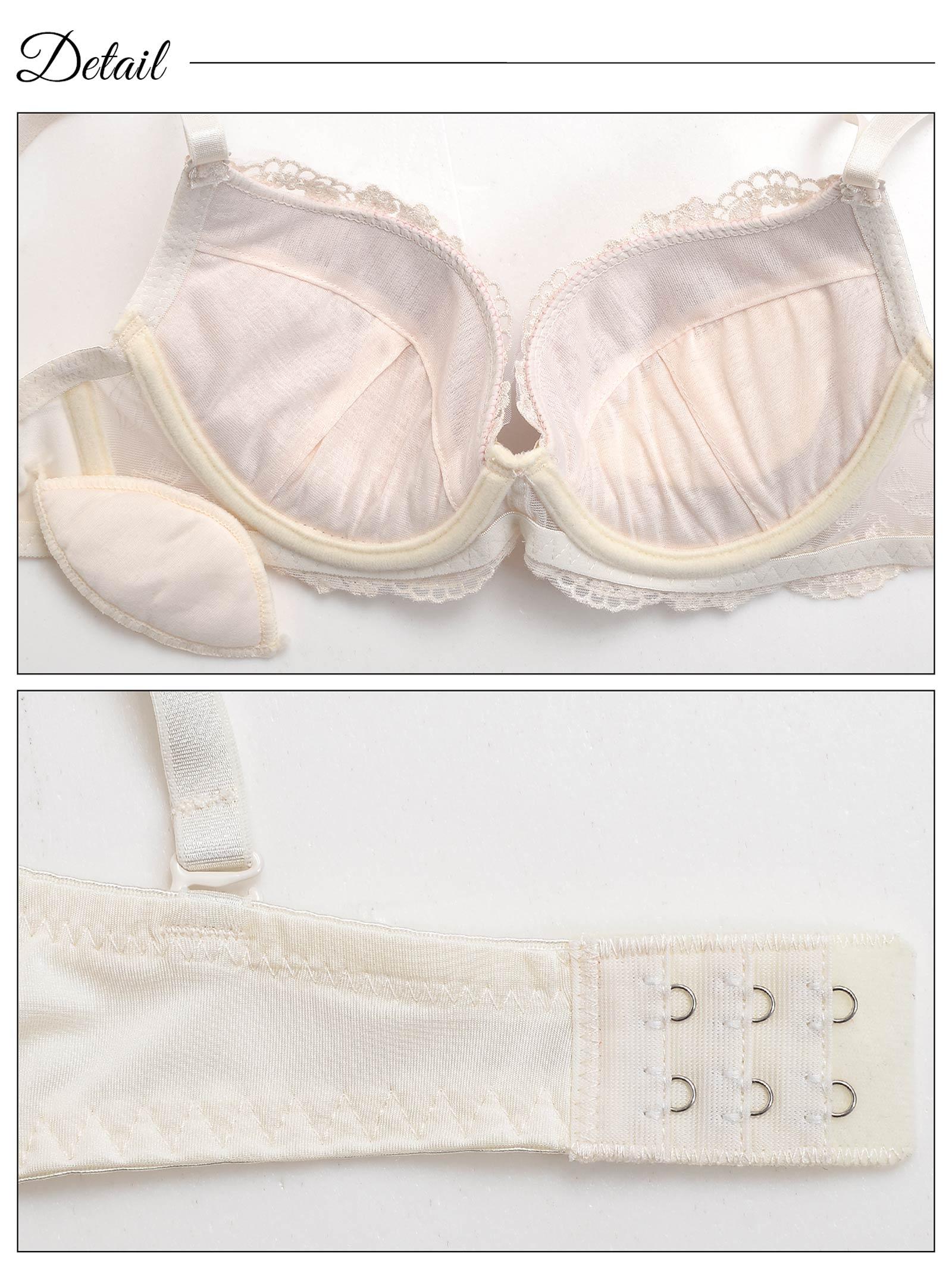 2/10再販!【三上悠亜着用】エレガンスフラワー刺繍ブラジャー&フルバックショーツ - 【公式】247Lingerie