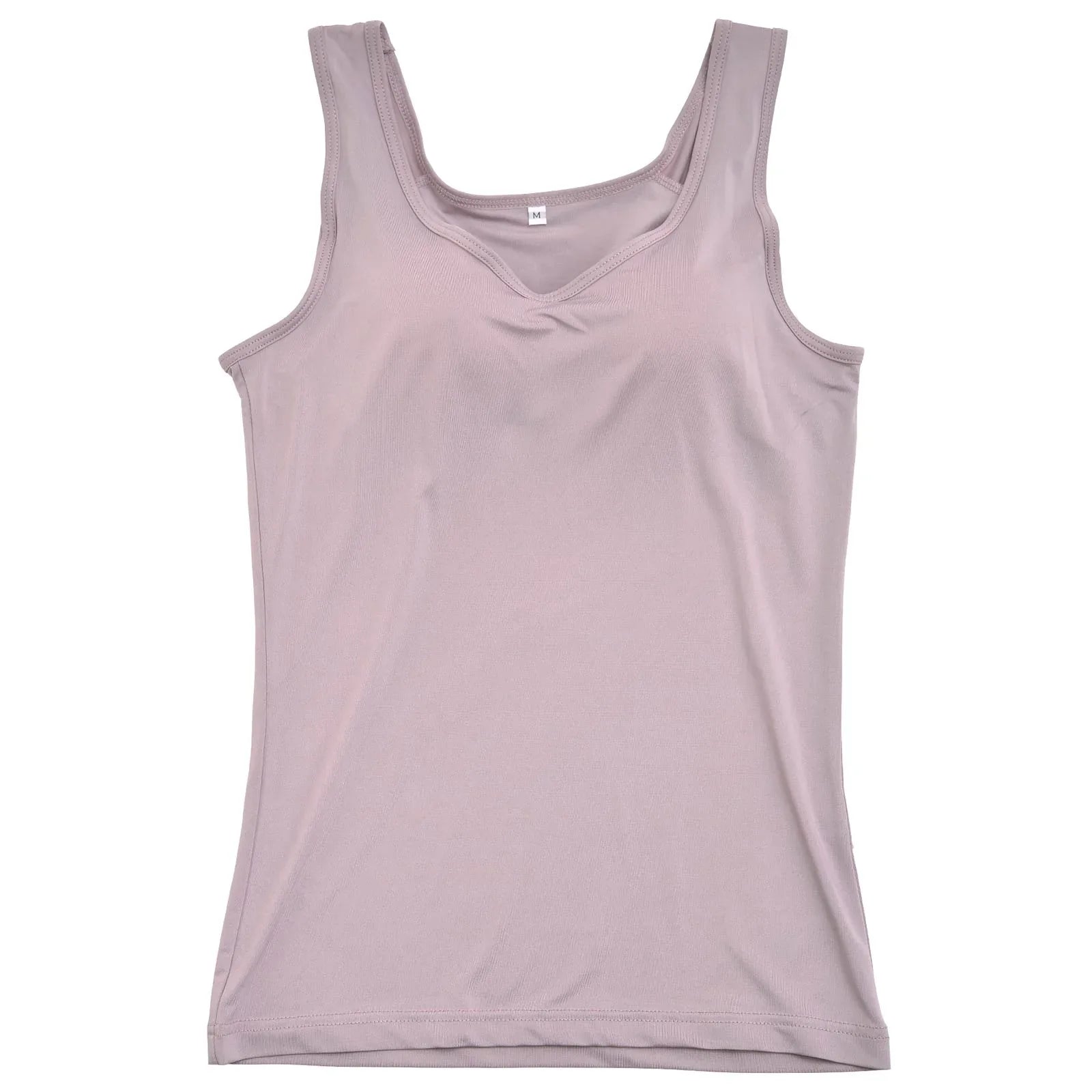 ワンカラースムースカップ付きタンクトップ - 【公式】247Lingerie