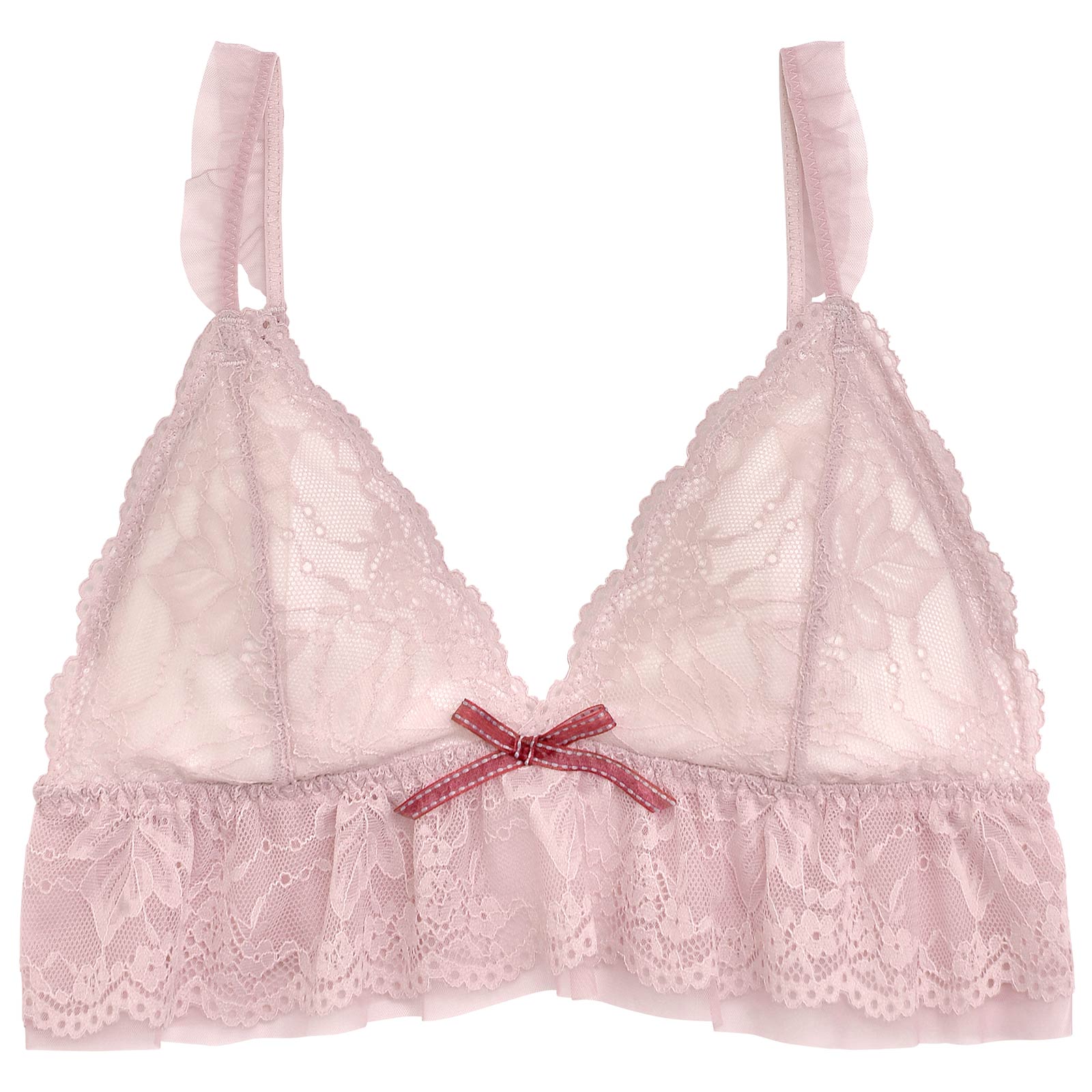 【ノンワイヤー】ロマンティックガーリーレースブラジャー単品