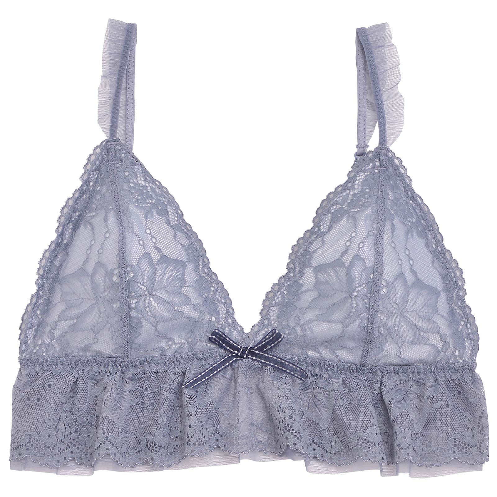 【ノンワイヤー】ロマンティックガーリーレースブラジャー単品