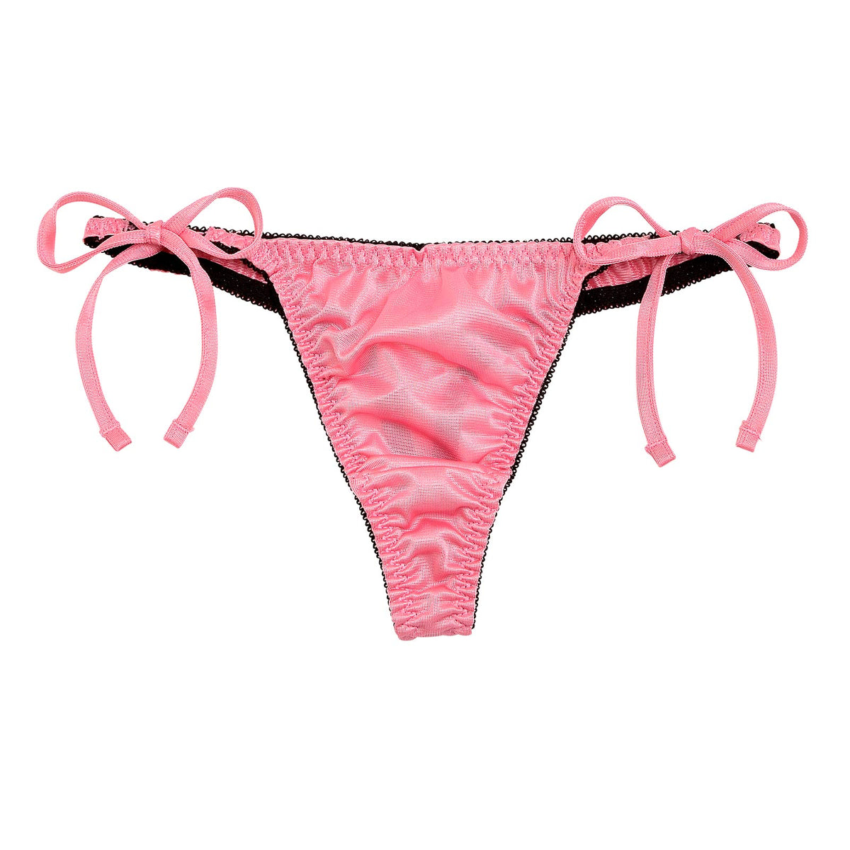 9/4再販!ナチュラルワンカラーサイド紐単品Tバックショーツ