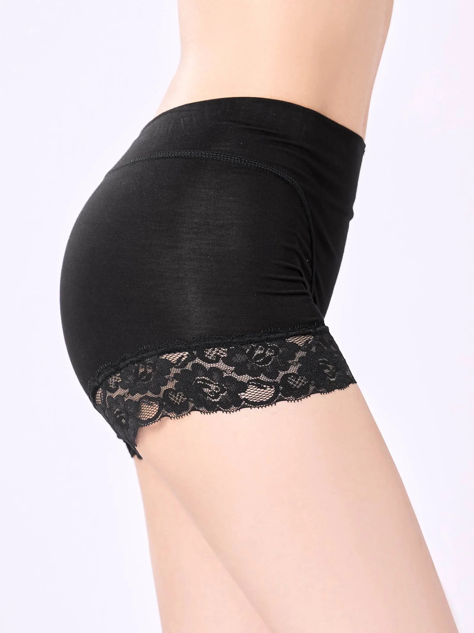 2/10再販!モダールレース1分丈ショーツガードル - 【公式】247Lingerie