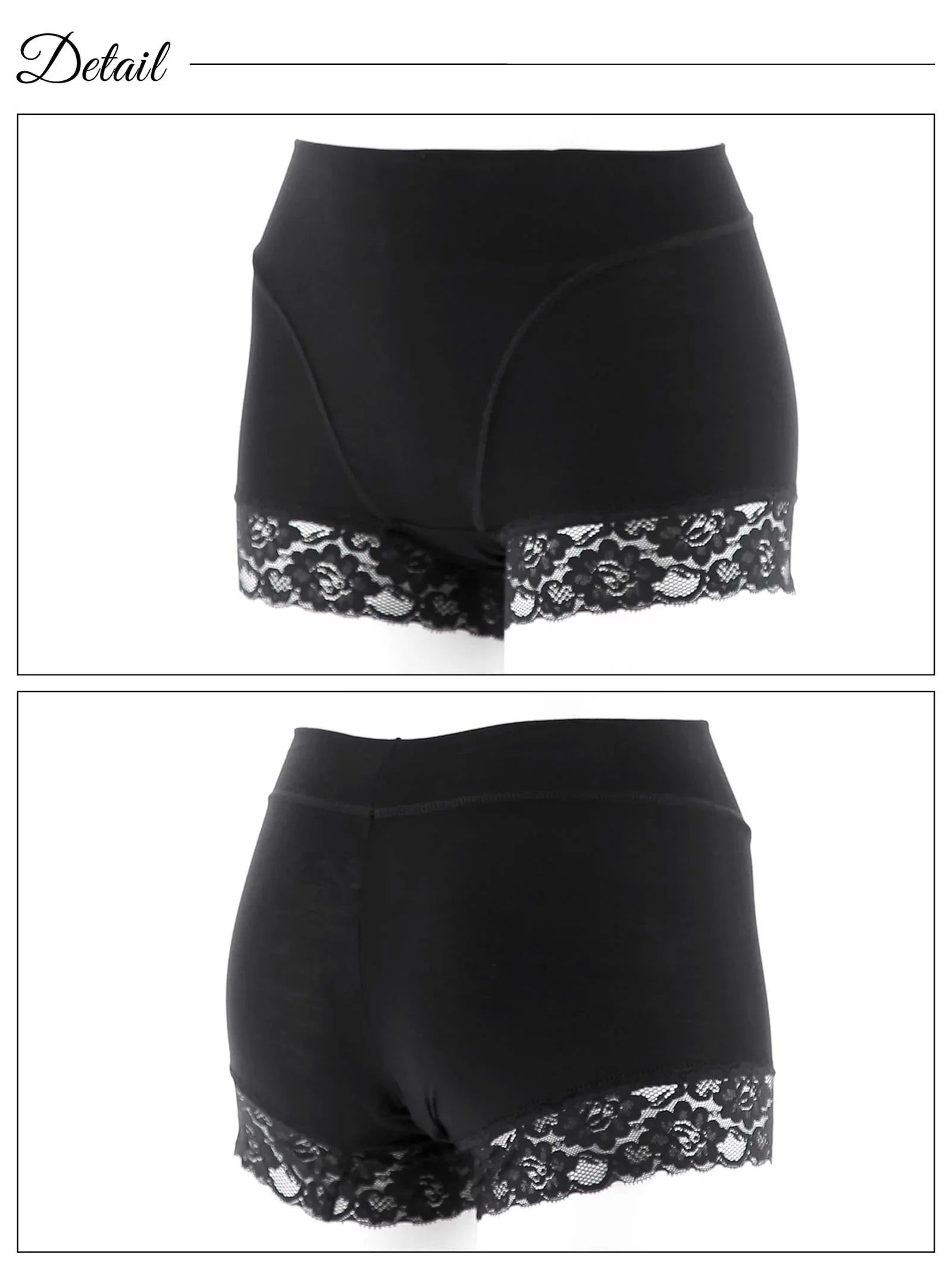 2/10再販!モダールレース1分丈ショーツガードル - 【公式】247Lingerie