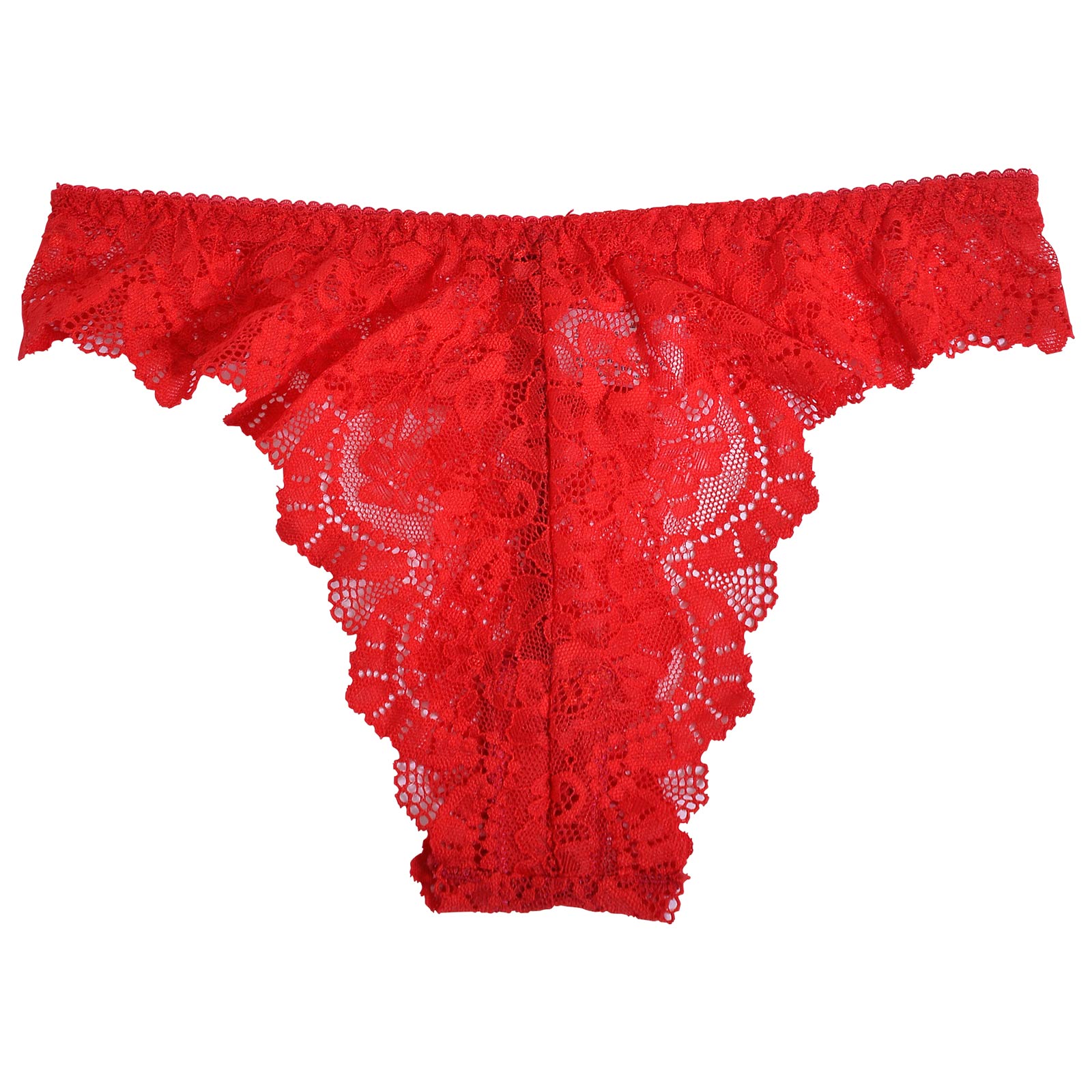 11/22再販!フローラルオールレースバック透けTバックショーツ単品