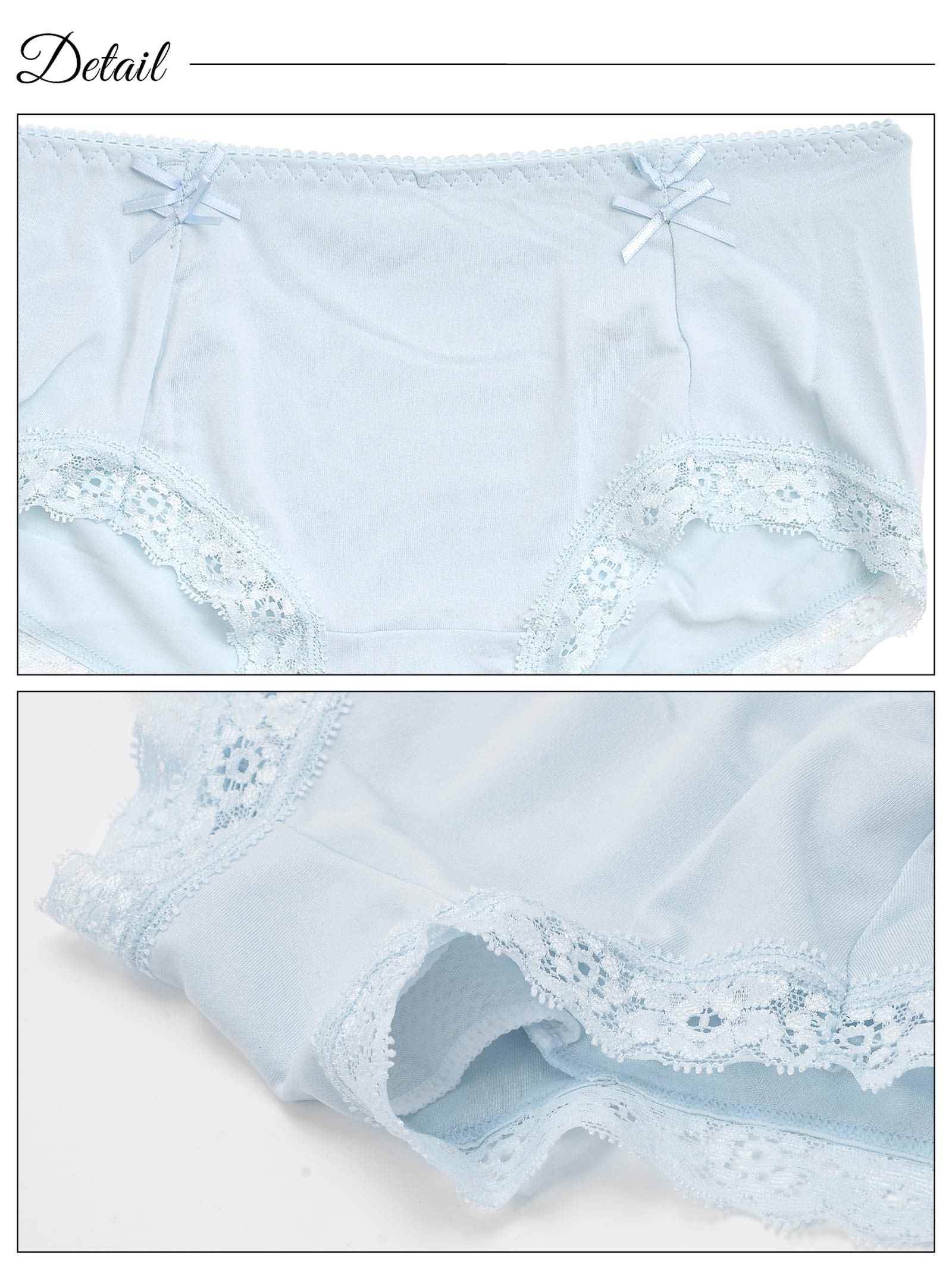 6/14新作!ガーリーレースリボンサニタリーショーツ単品