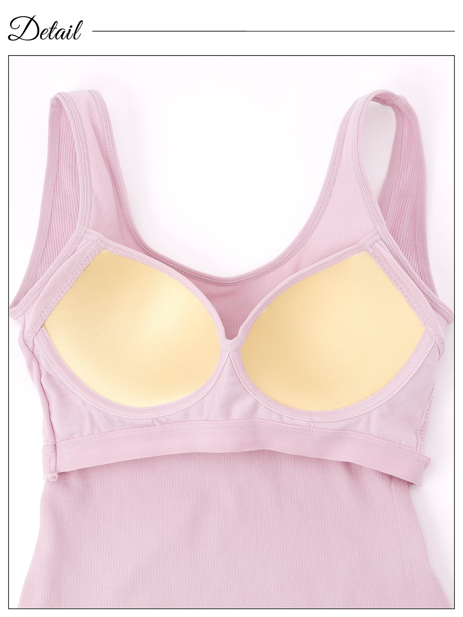 6/19新作!ワンカラーパイピングリブタンクトップ