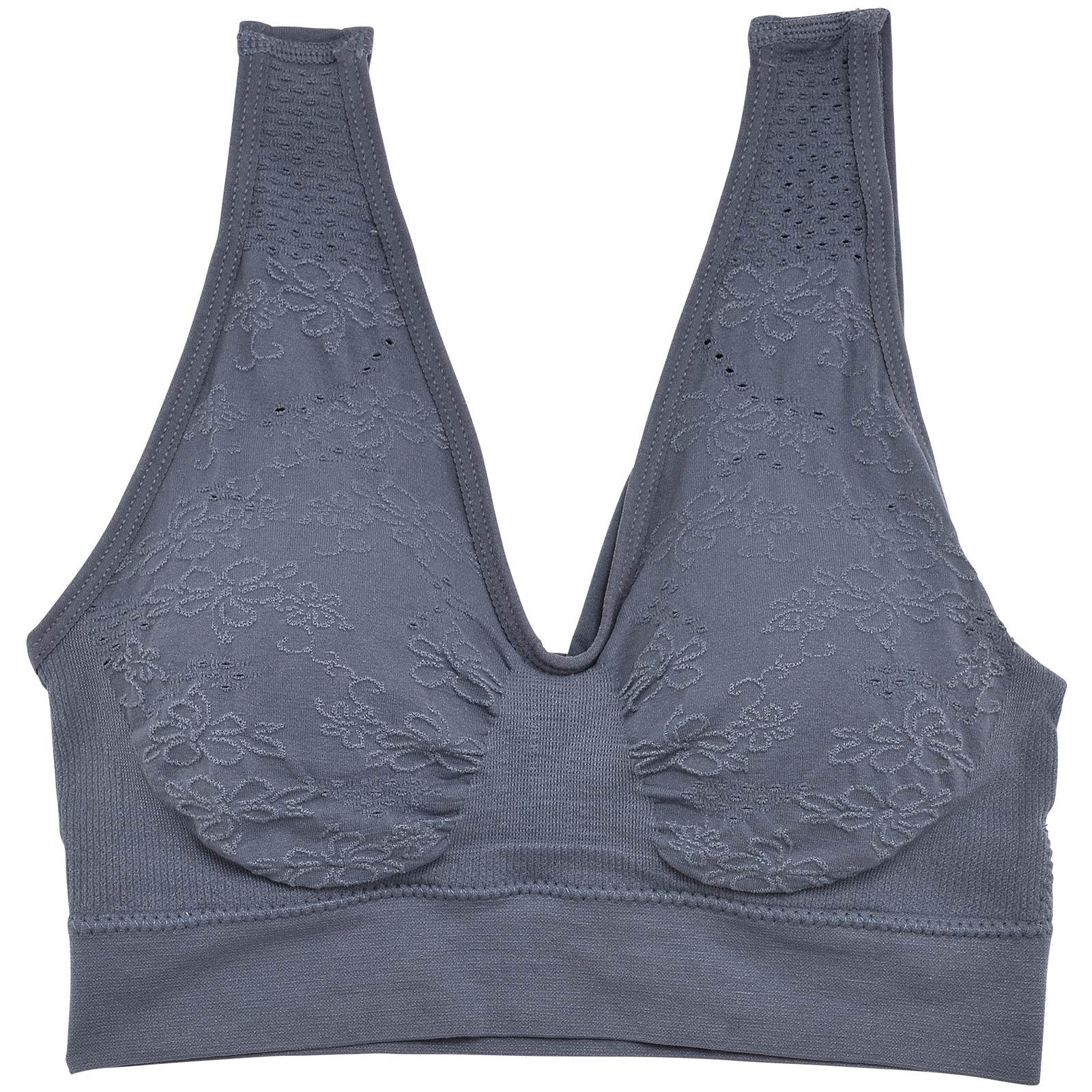 【ノンワイヤー】フラワースムースフィットブラジャー単品 - 【公式】247Lingerie