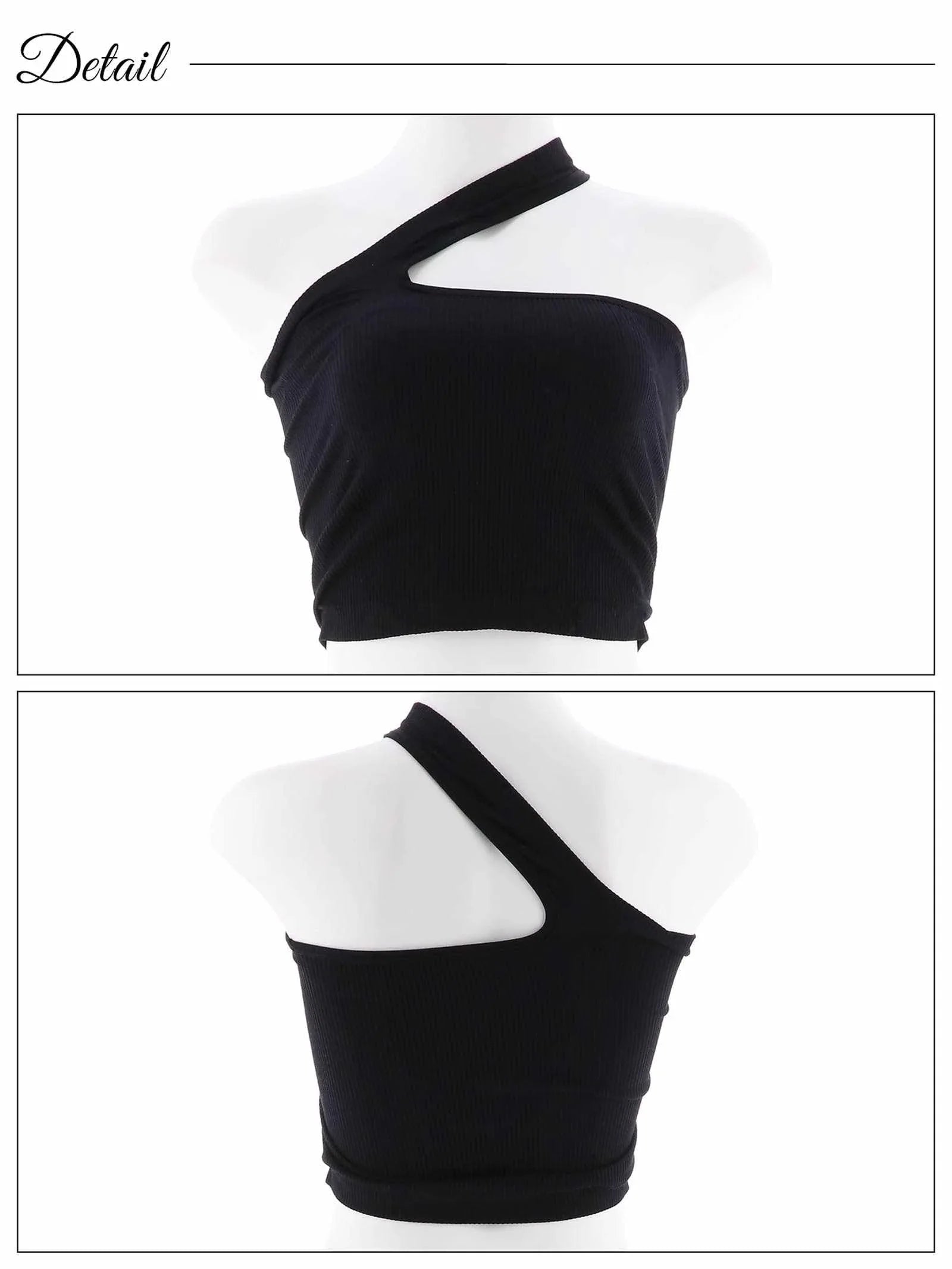 アシンメトリーカットワンショルダーキャミソール - 【公式】247Lingerie