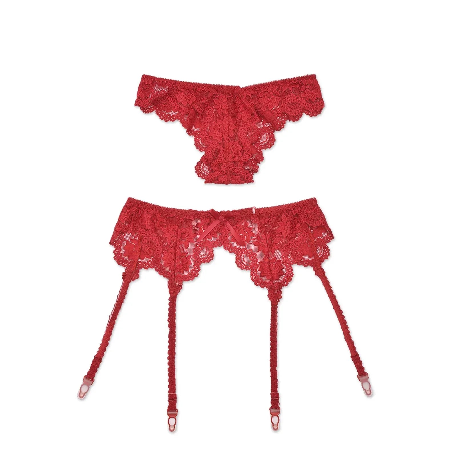 2/19再販!クラシカルフラワーX透けレースガーター付きショーツ - 【公式】247Lingerie