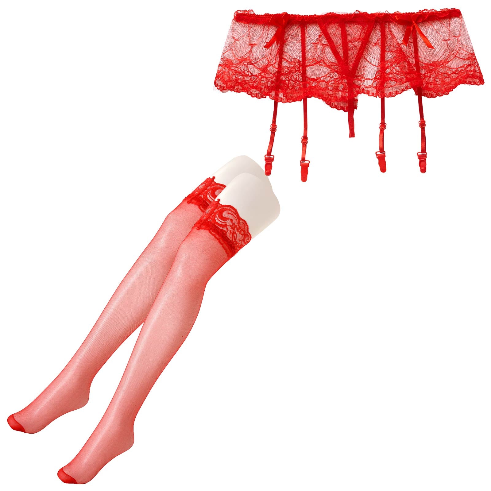 12/12再販!フリルレースガーターベルトセット