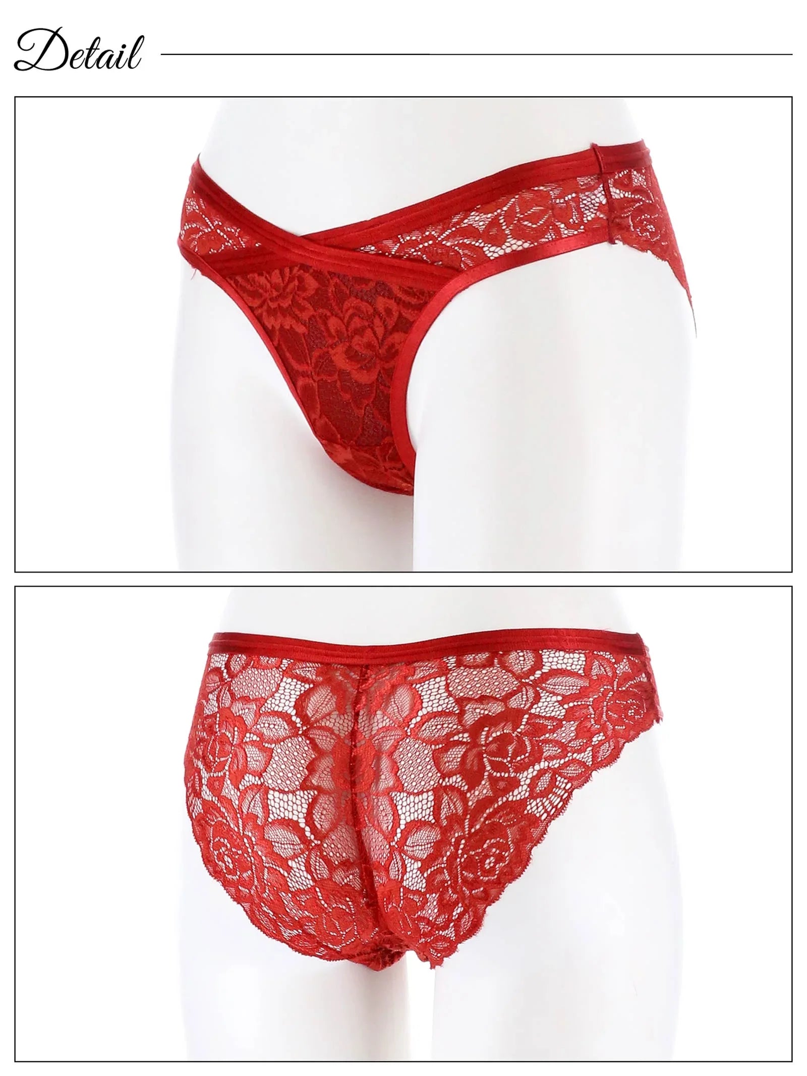 クロスレーシィローズバック透けフルバックショーツ単品 - 【公式】247Lingerie