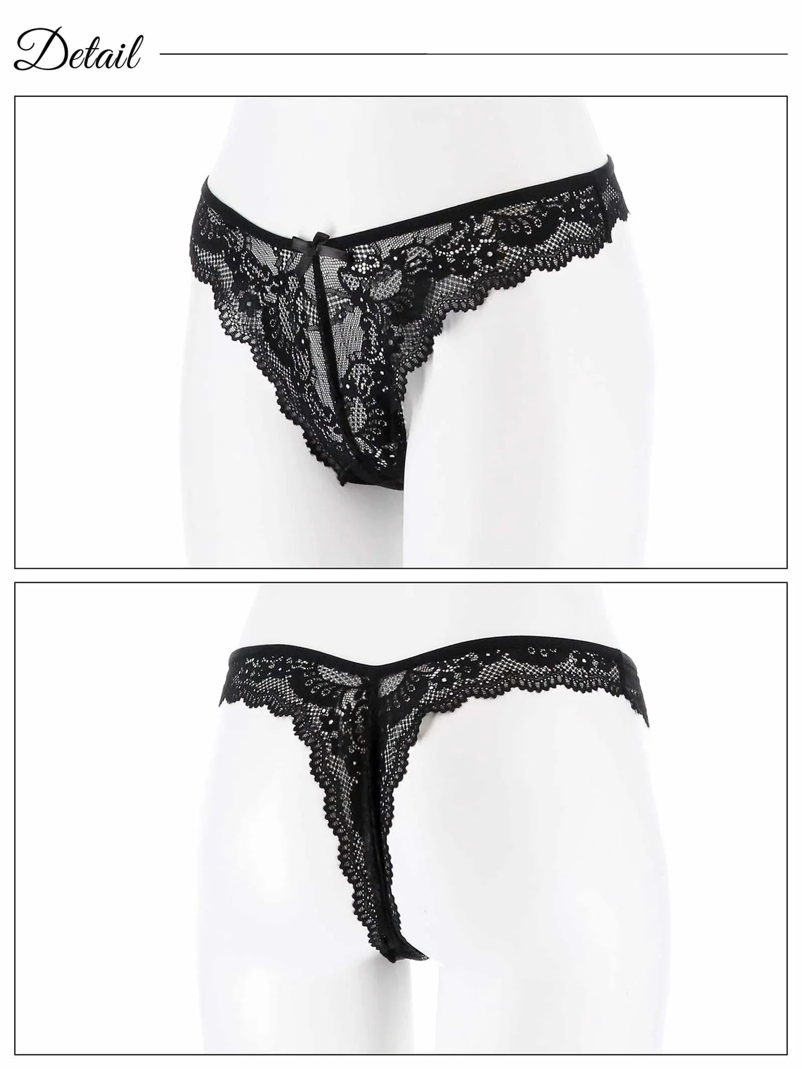 フルーレットオールレースバック透けTバックショーツ単品 - 【公式】247Lingerie