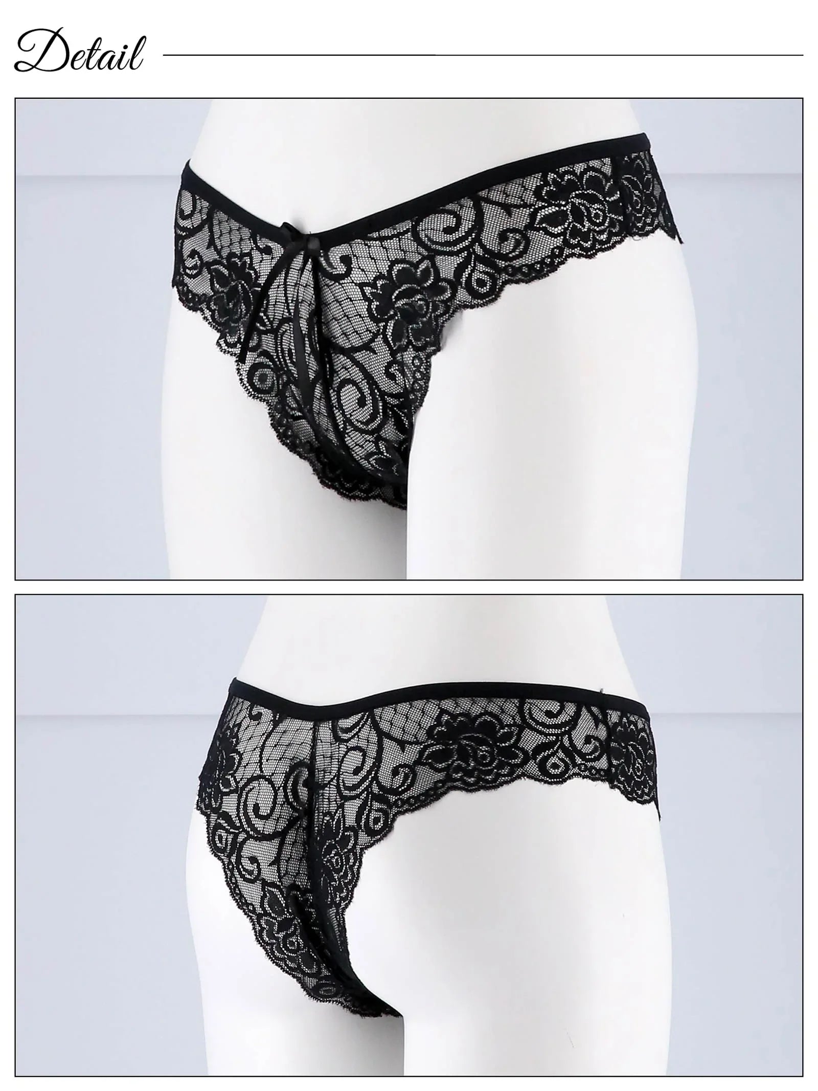 2/10再販!センシュアルオールシアーフラワーハーフバックショーツ単品 - 【公式】247Lingerie