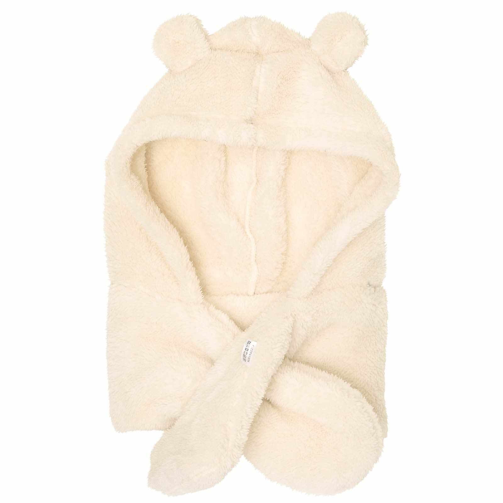 キュートベアフード付きマフラー