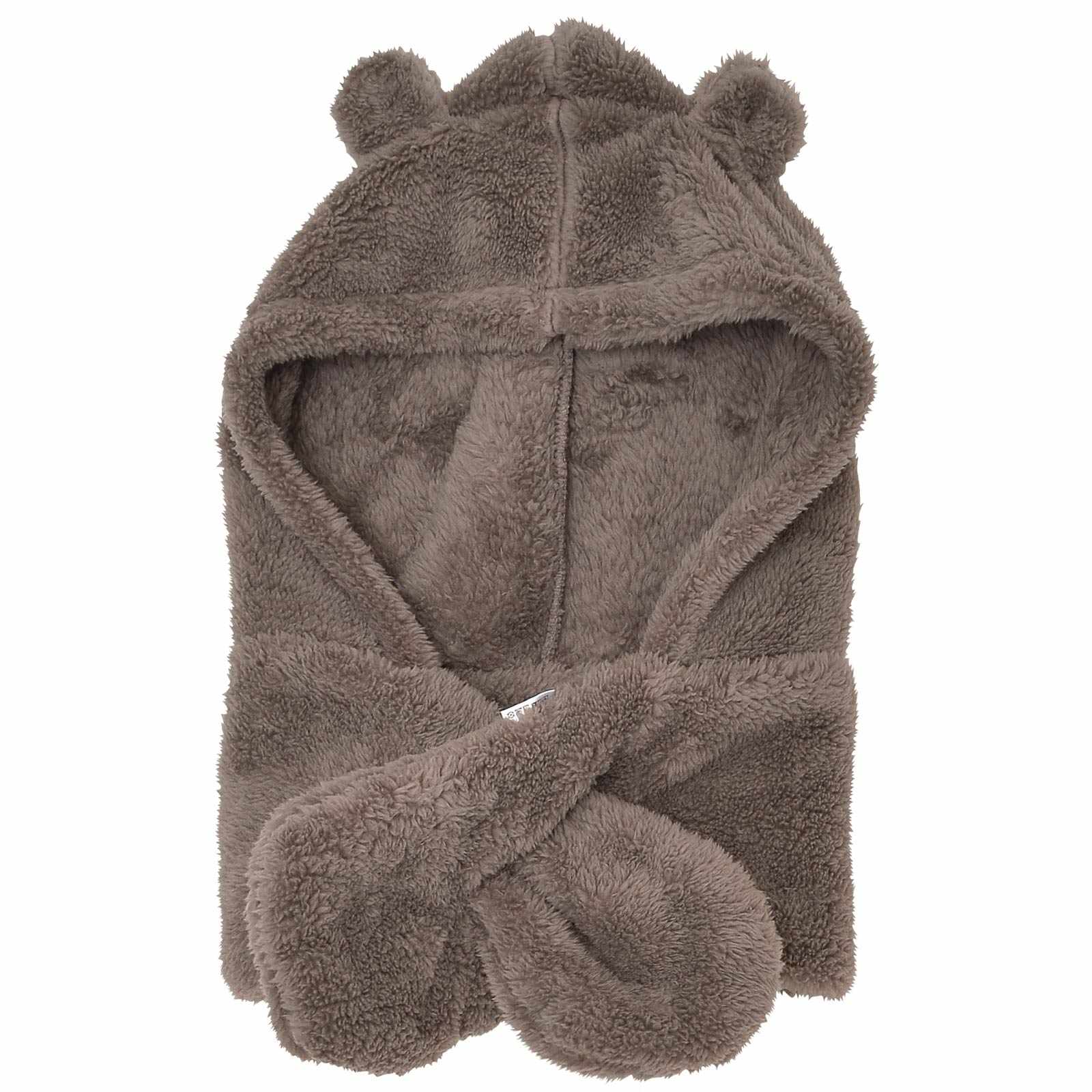 キュートベアフード付きマフラー