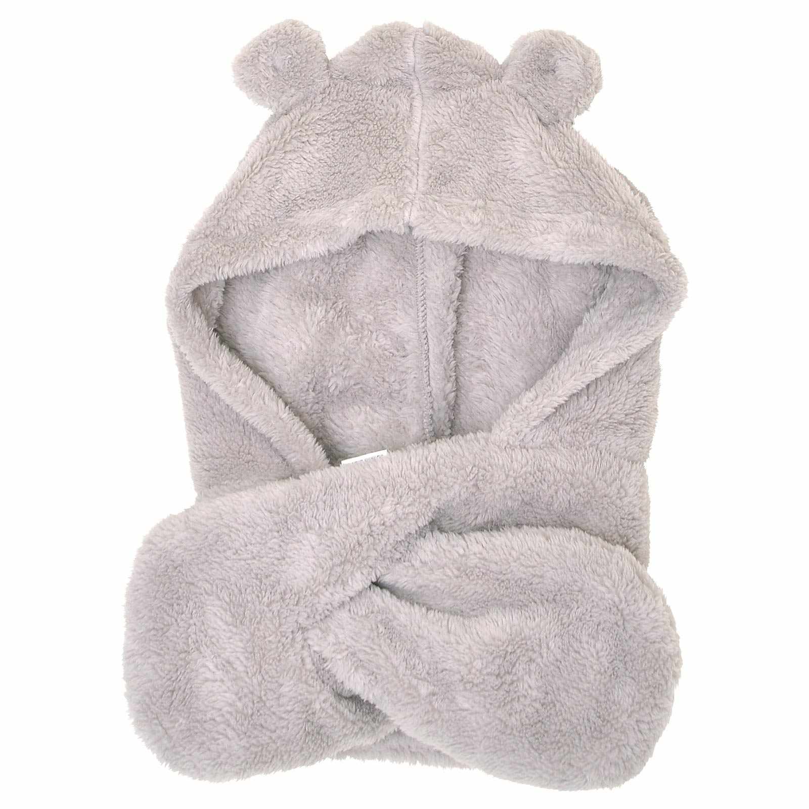 キュートベアフード付きマフラー