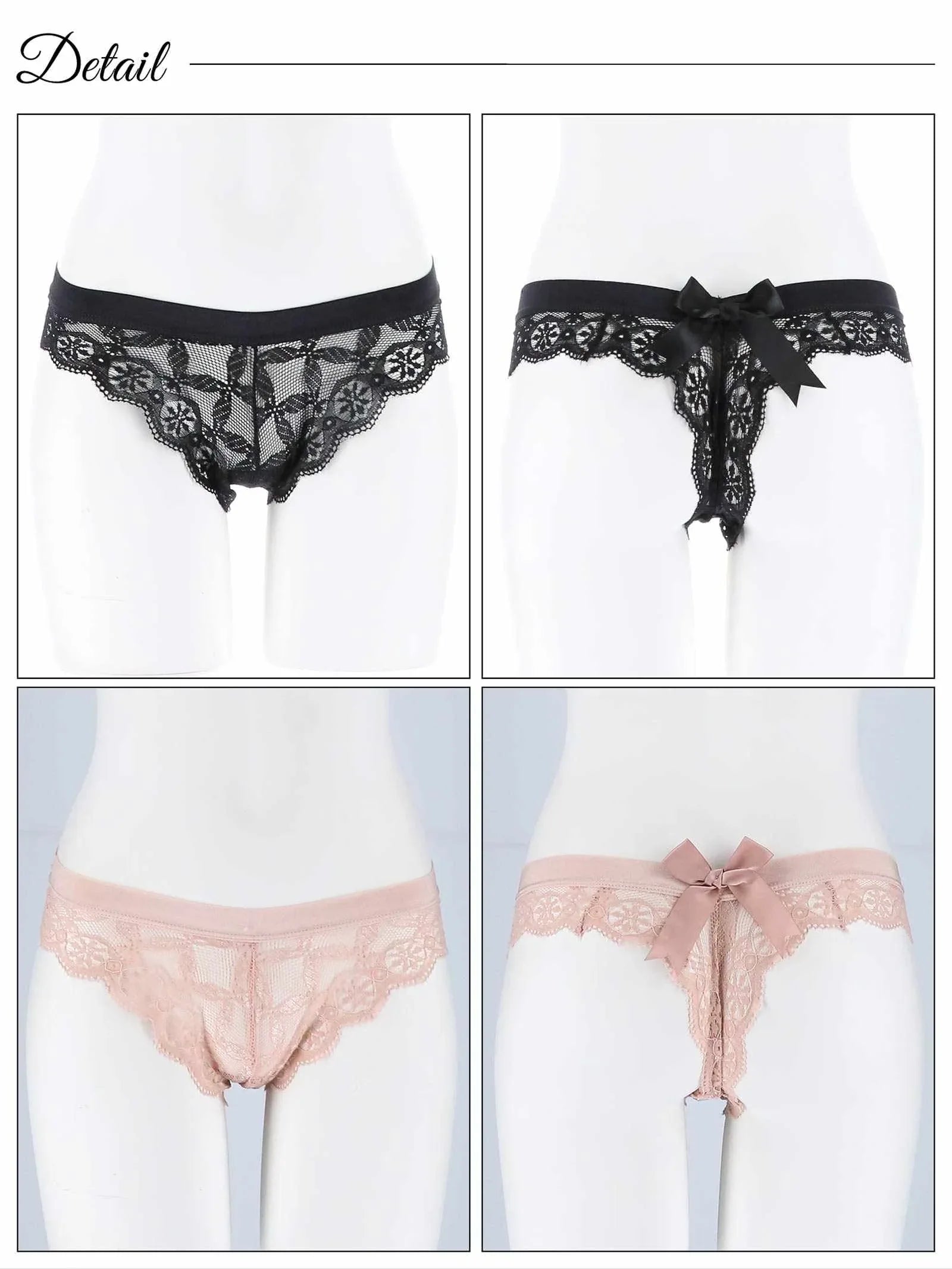 2/5再販!バックリボンオールレースTバックショーツ単品 - 【公式】247Lingerie