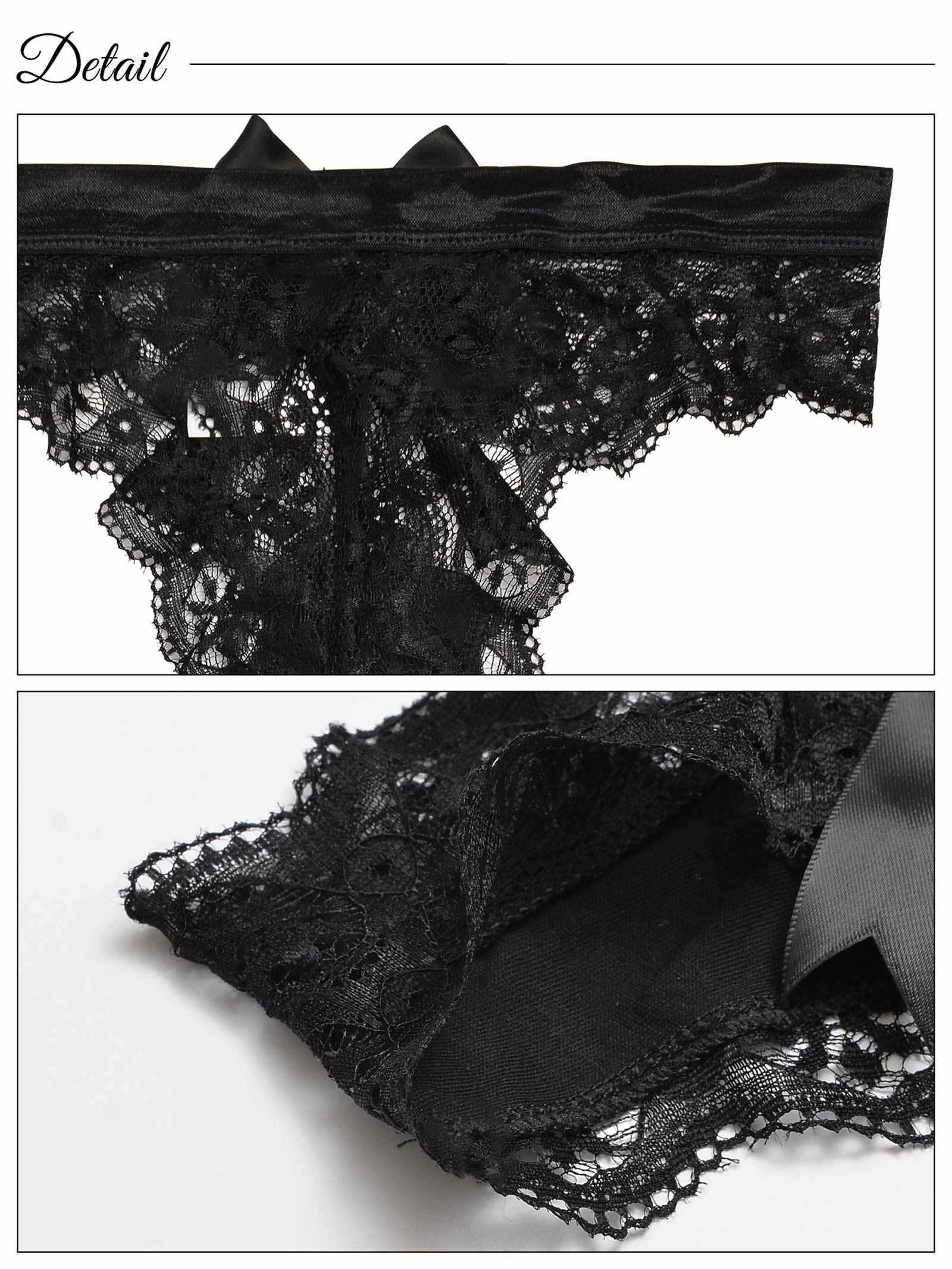 2/5再販!バックリボンオールレースTバックショーツ単品 - 【公式】247Lingerie