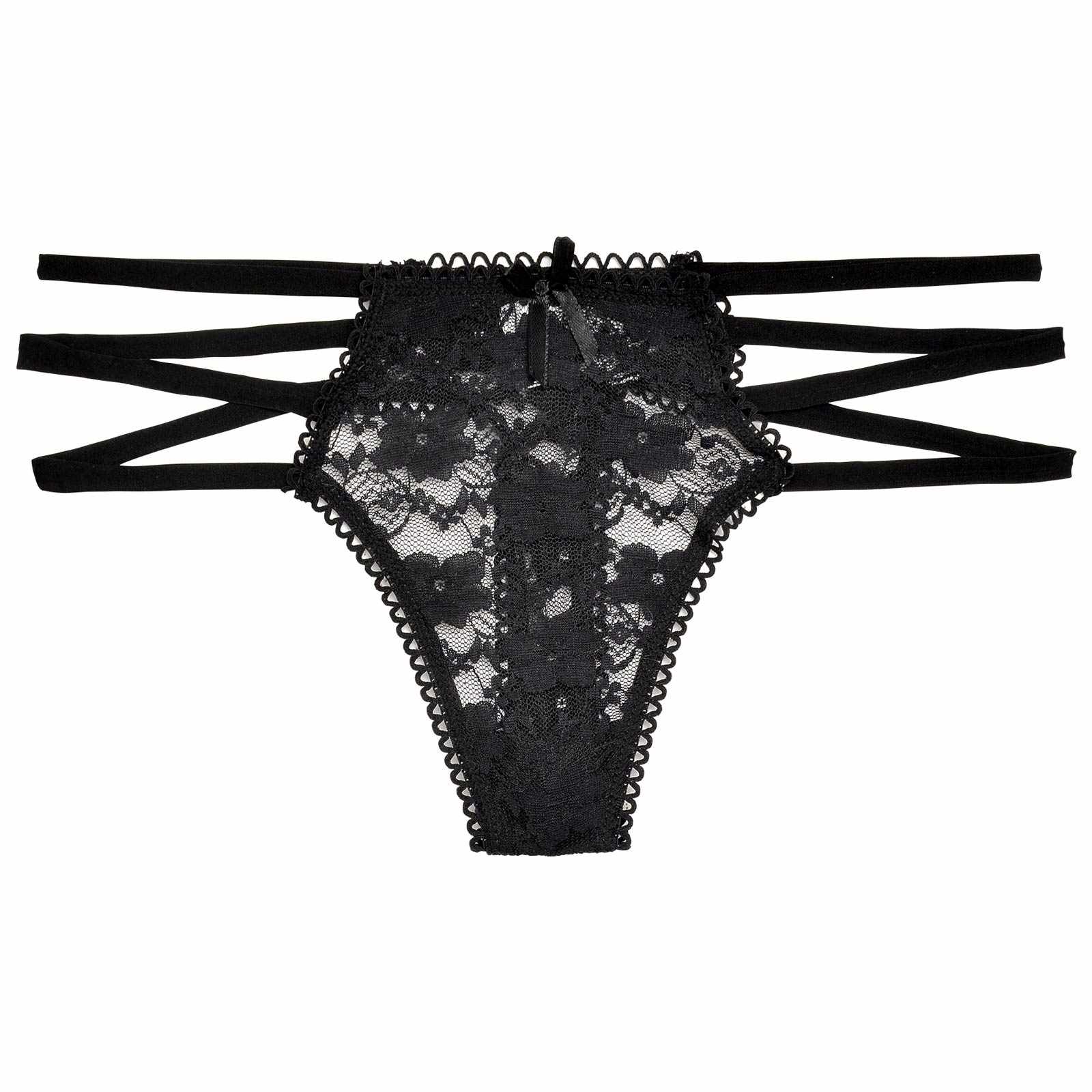 12/16再販!フラワートリプルストリングスTバックショーツ単品