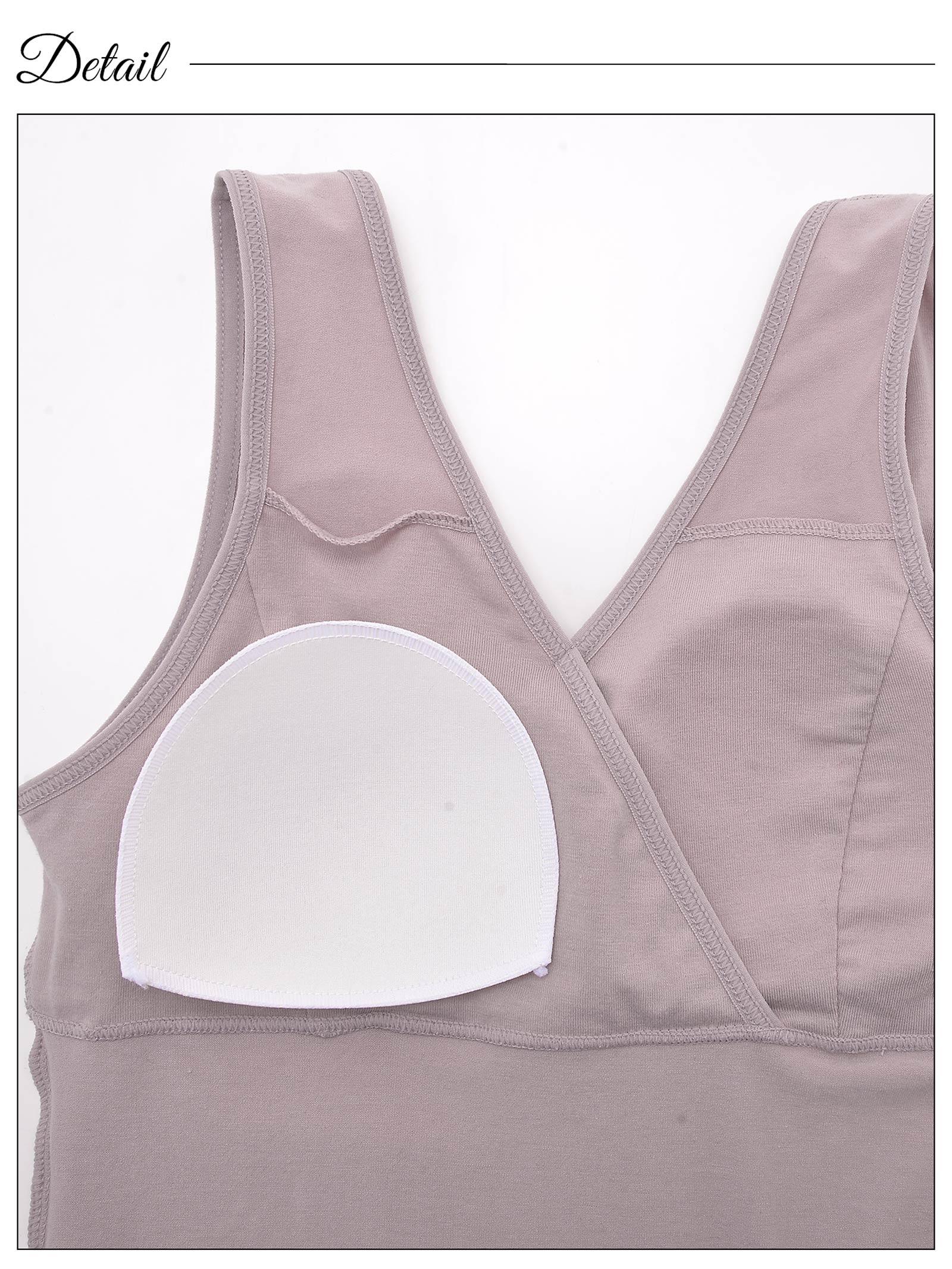 【ノンワイヤー】シンプルワンカラーカップ付きタンクトップ単品 - 【公式】247Lingerie