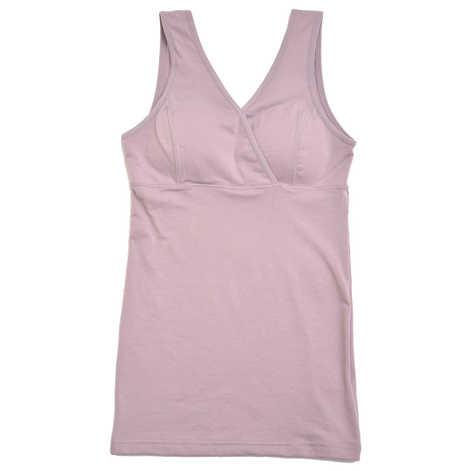 【ノンワイヤー】シンプルワンカラーカップ付きタンクトップ単品