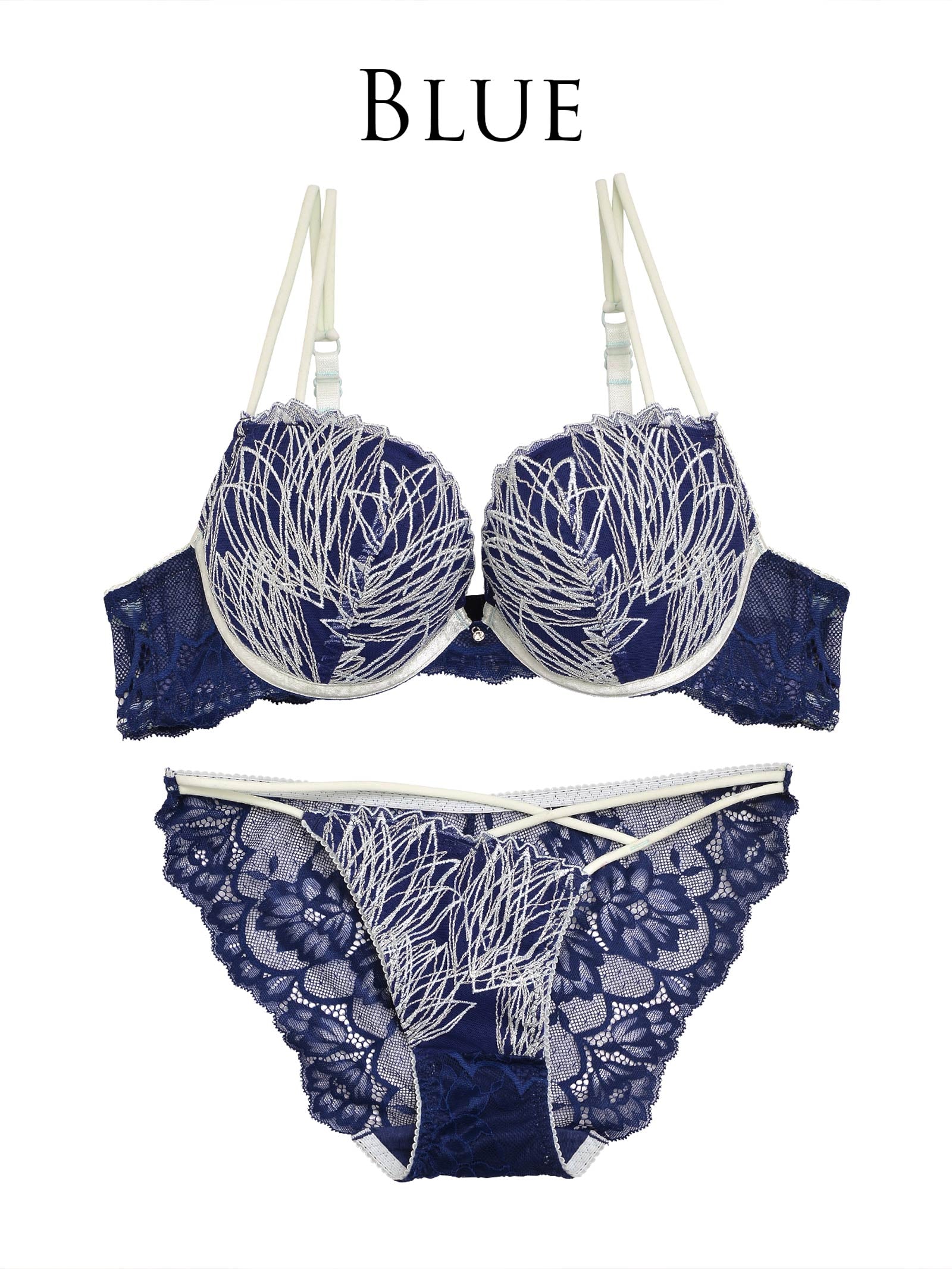 3/20新作!【Reinest】リュミエールブルジェオンブラジャー&バック透けフルバックショーツ