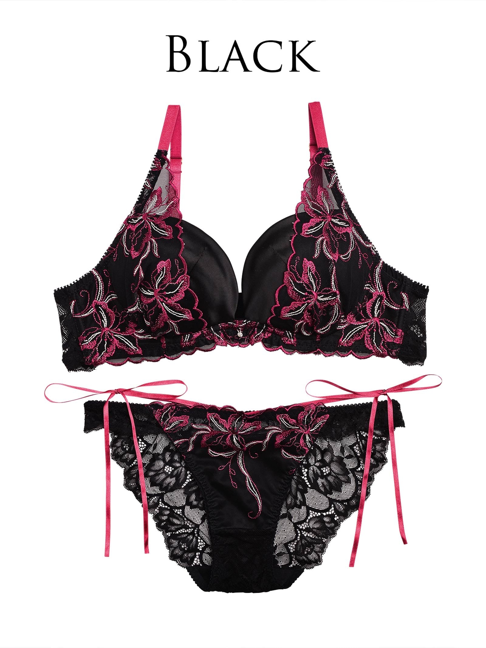 5/3新作!【Reinest】アドラーブルフラワーブラジャー&サイド紐バック透けフルバックショーツ