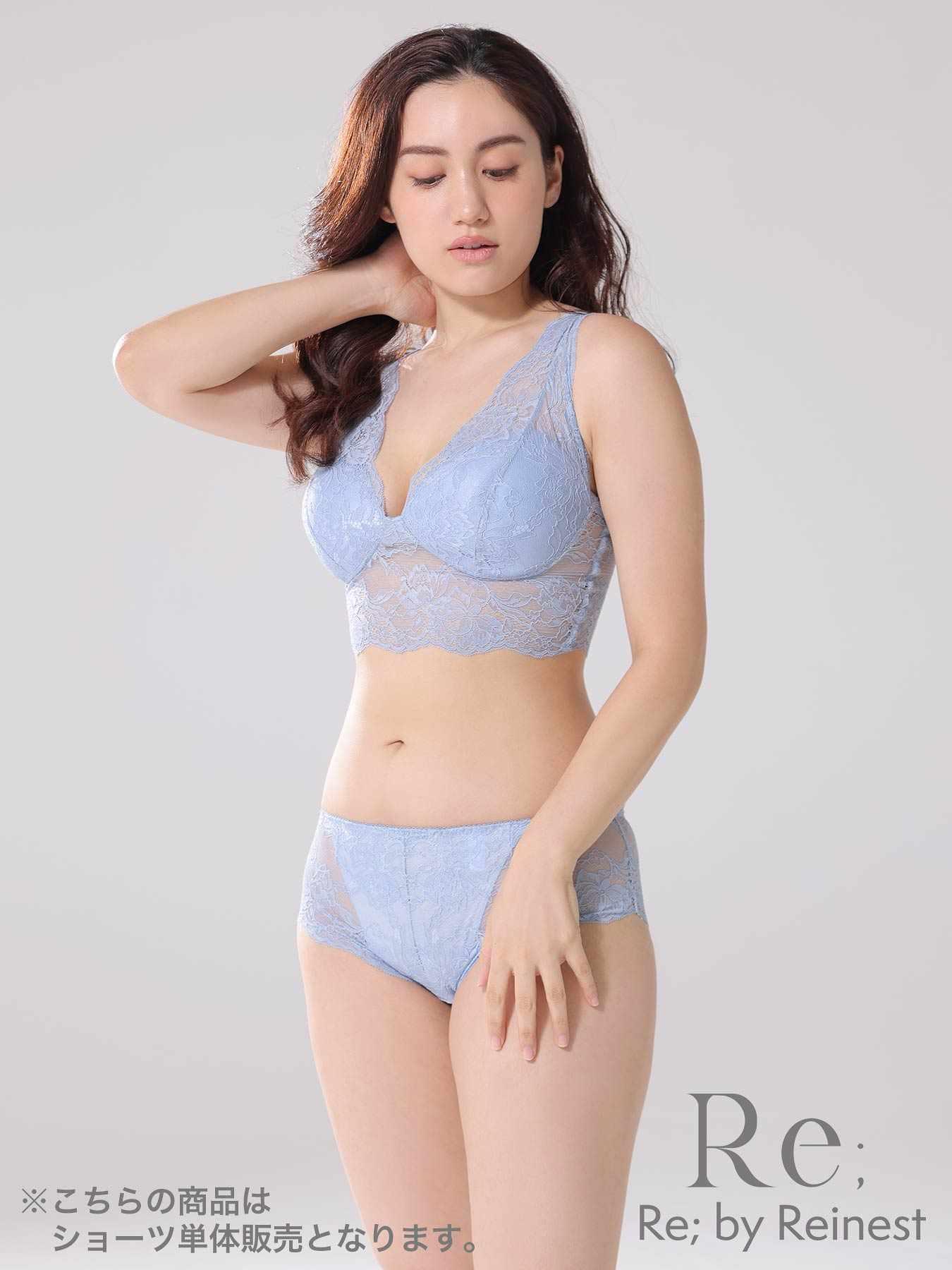 【Re;by Reinest】フルールシフォンフルバックショーツ - 【公式】247Lingerie