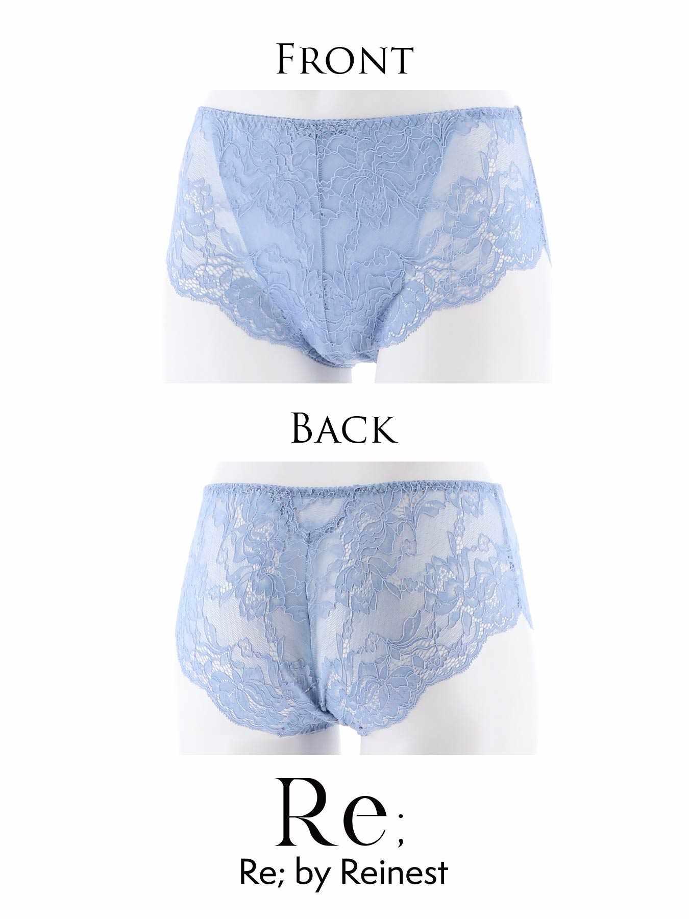 【Re;by Reinest】フルールシフォンフルバックショーツ - 【公式】247Lingerie