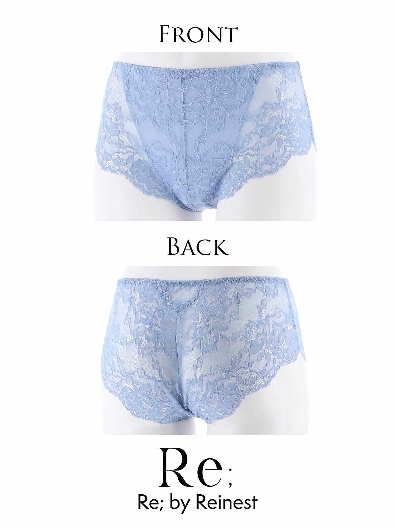 【Re;by Reinest】フルールシフォンフルバックショーツ
