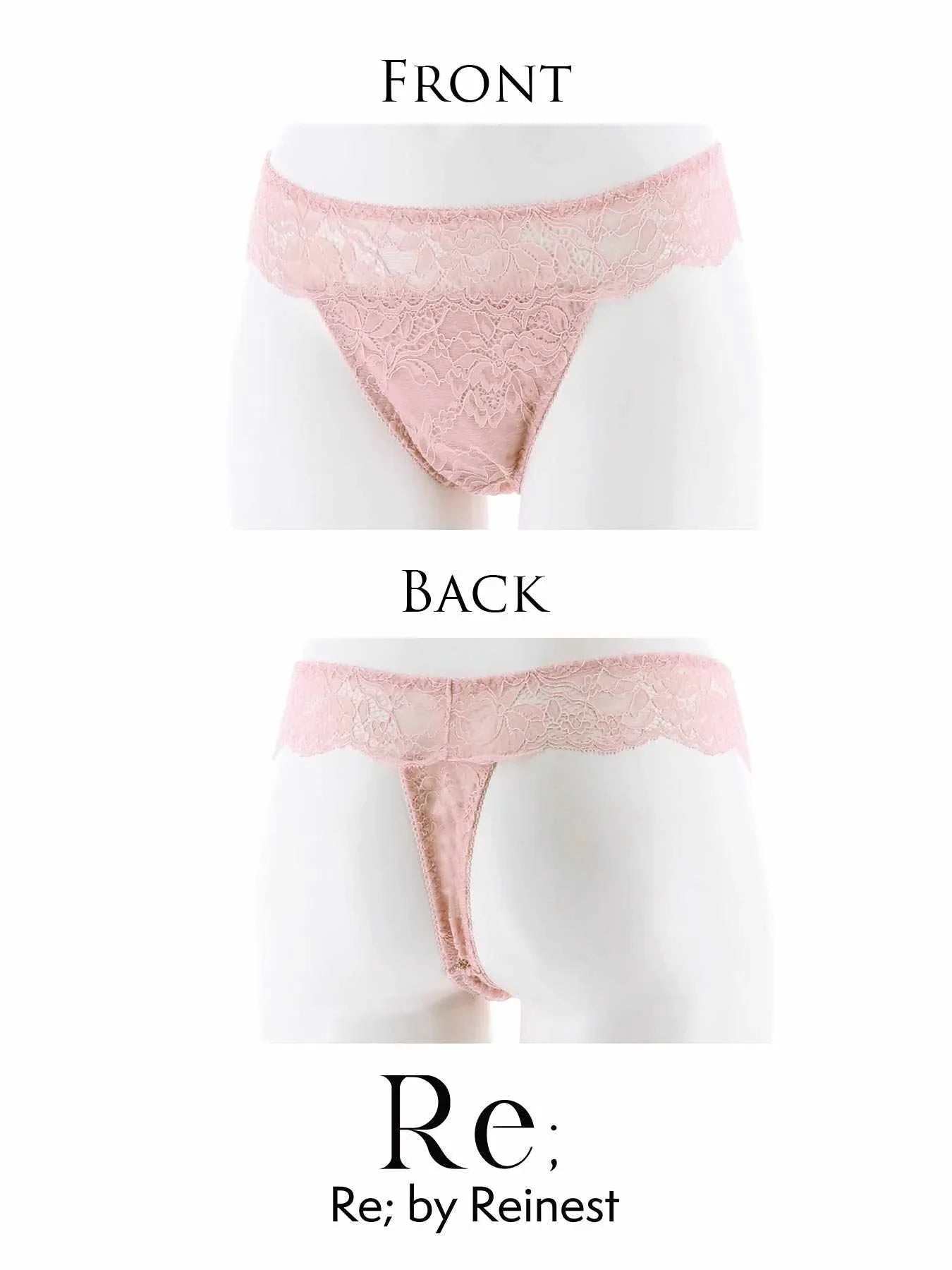 【Re;by Reinest】フルールシフォンTバックショーツ - 【公式】247Lingerie