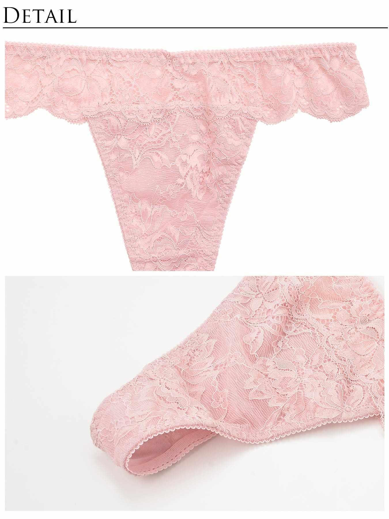 【Re;by Reinest】フルールシフォンTバックショーツ - 【公式】247Lingerie