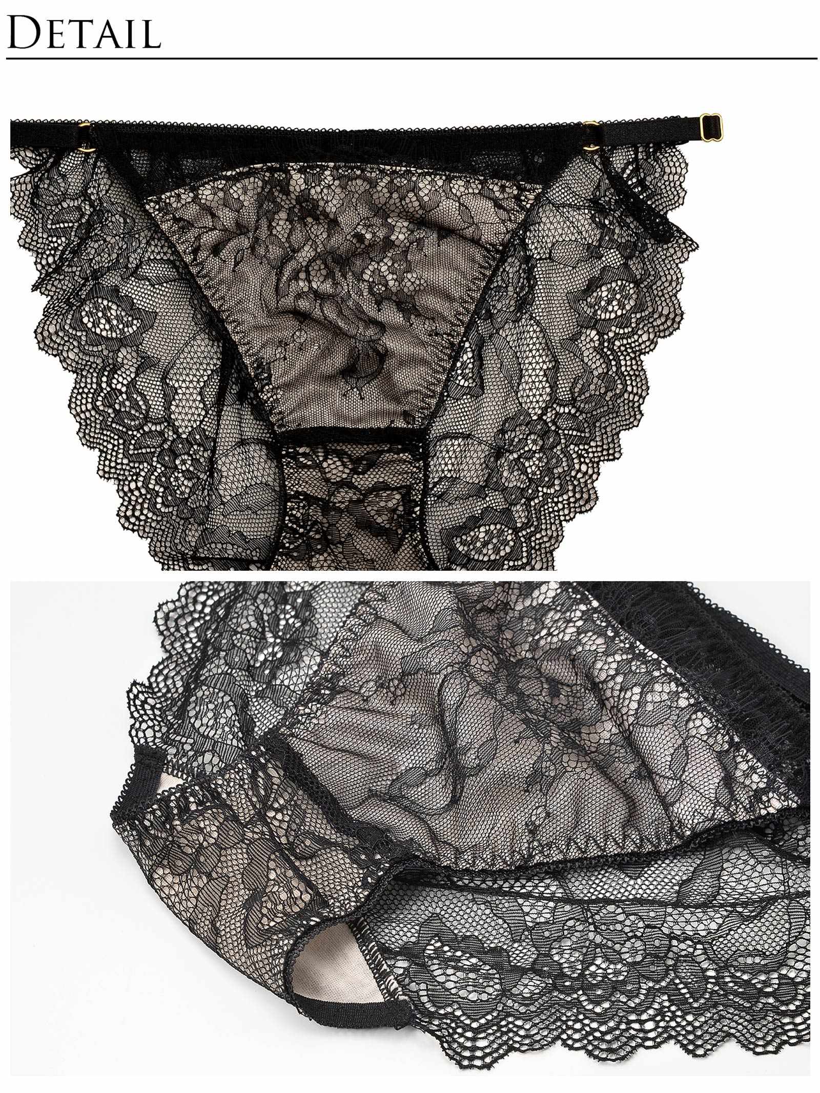 【Re;by Reinest】ZERO BRA series Sheer Lacy Shorts/ シアーレーシィ単品フルバックショーツ - 【公式】247Lingerie