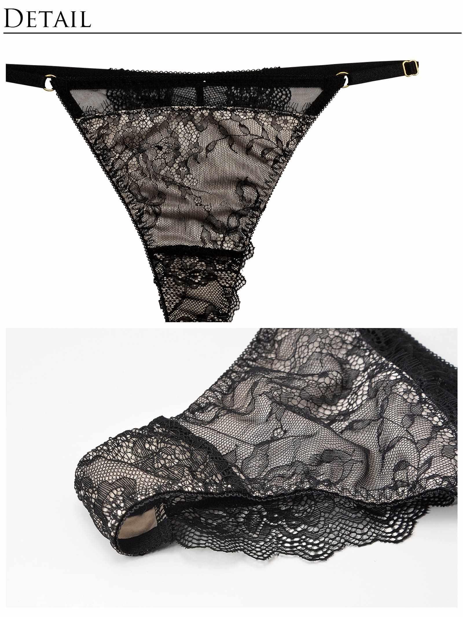 【Re;by Reinest】ZERO BRA series Sheer Lacy T-back / シアーレーシィ単品Tバックショーツ - 【公式】247Lingerie