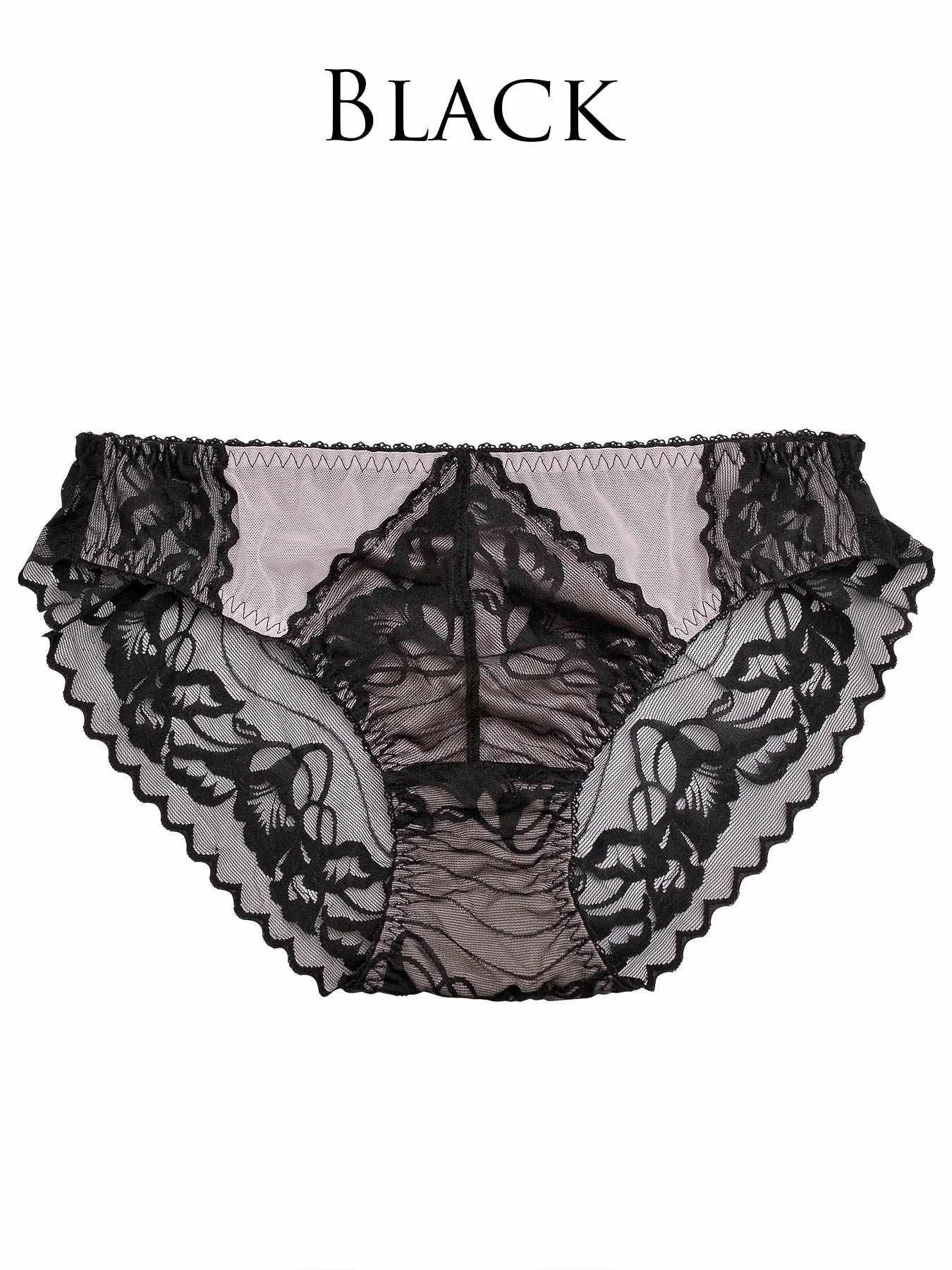 【Re;by Reinest】ZERO BRA series Nudy Lace Shorts/ヌーディーレース単品フルバックショーツ - 【公式】247Lingerie