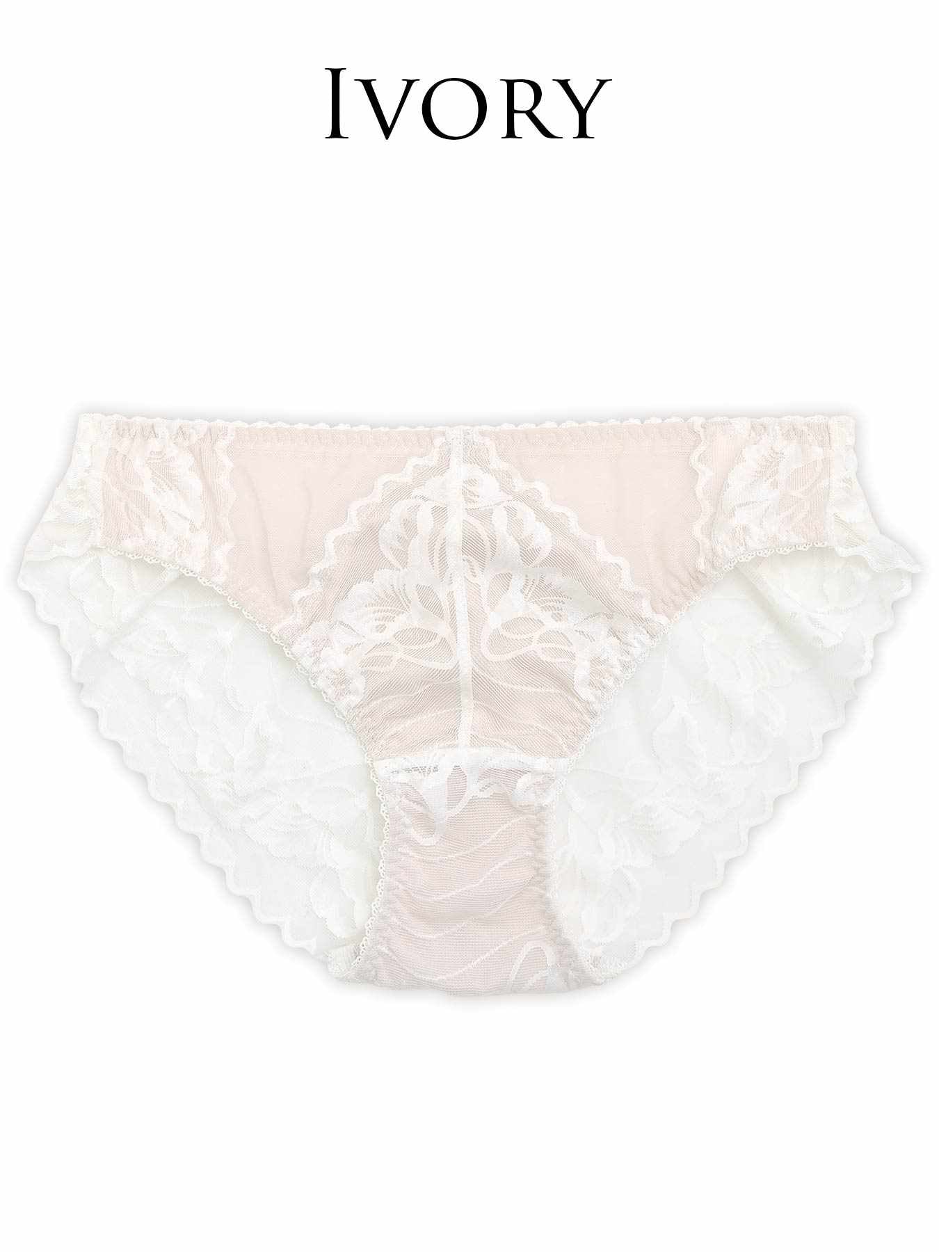 【Re;by Reinest】ZERO BRA series Nudy Lace Shorts/ヌーディーレース単品フルバックショーツ - 【公式】247Lingerie