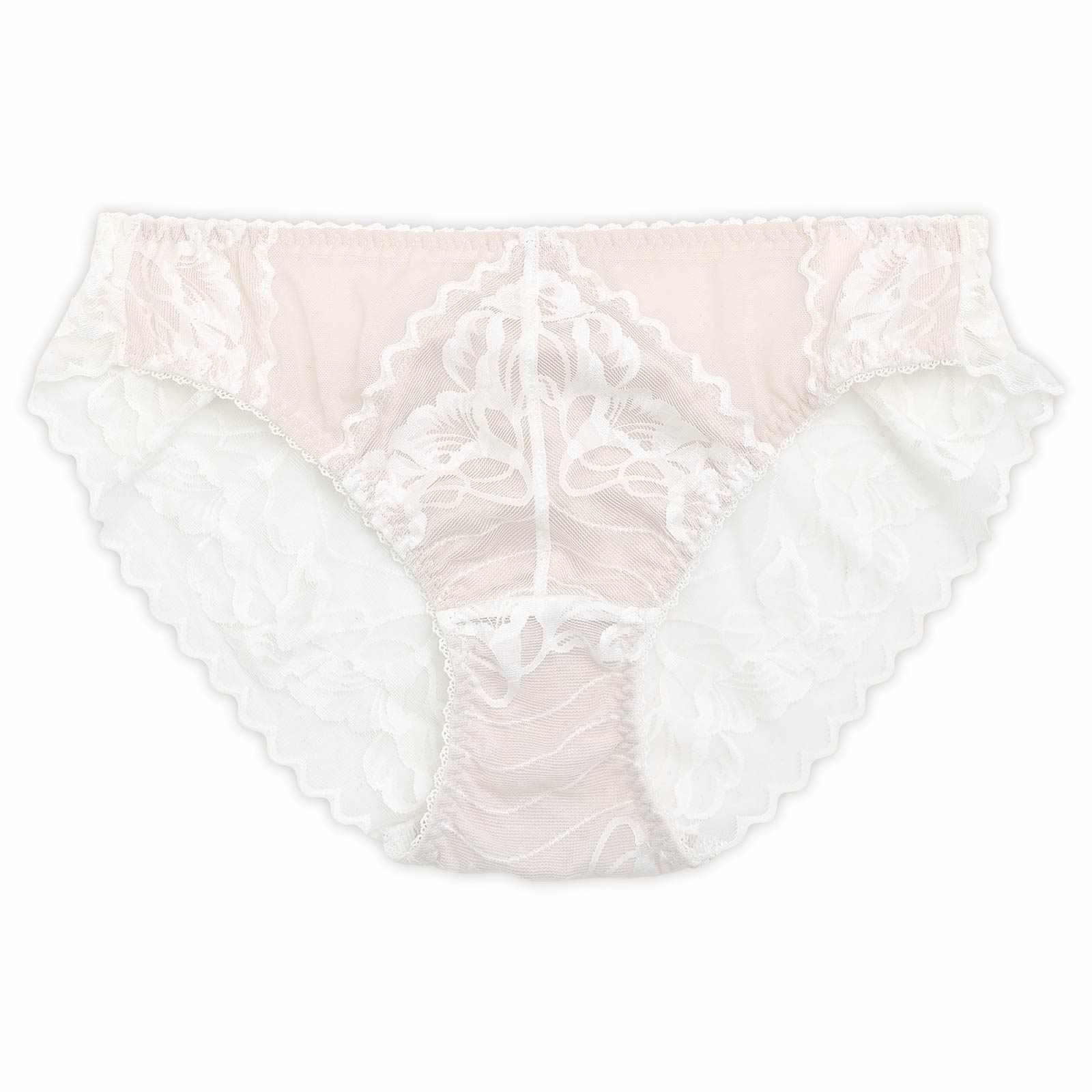 【Re;by Reinest】ZERO BRA series Nudy Lace Shorts/ヌーディーレース単品フルバックショーツ - 【公式】247Lingerie