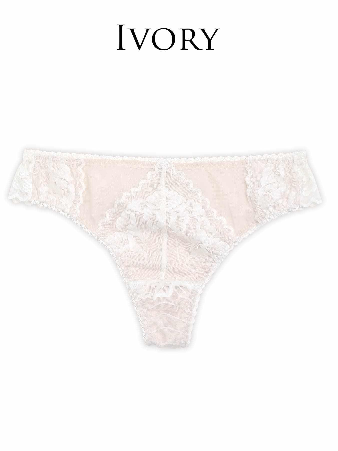 【Re;by Reinest】ZERO BRA series Nudy Lace T-back/ヌーディーレース単品Tバックショーツ - 【公式】247Lingerie