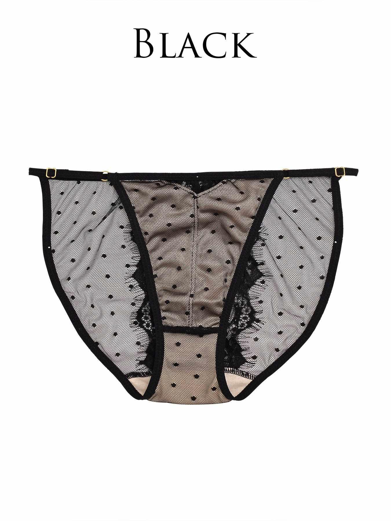 【Re;by Reinest】ZERO BRA series Dot Sheer Lace Shorts / ドットシアーレース単品フルバックショーツ - 【公式】247Lingerie