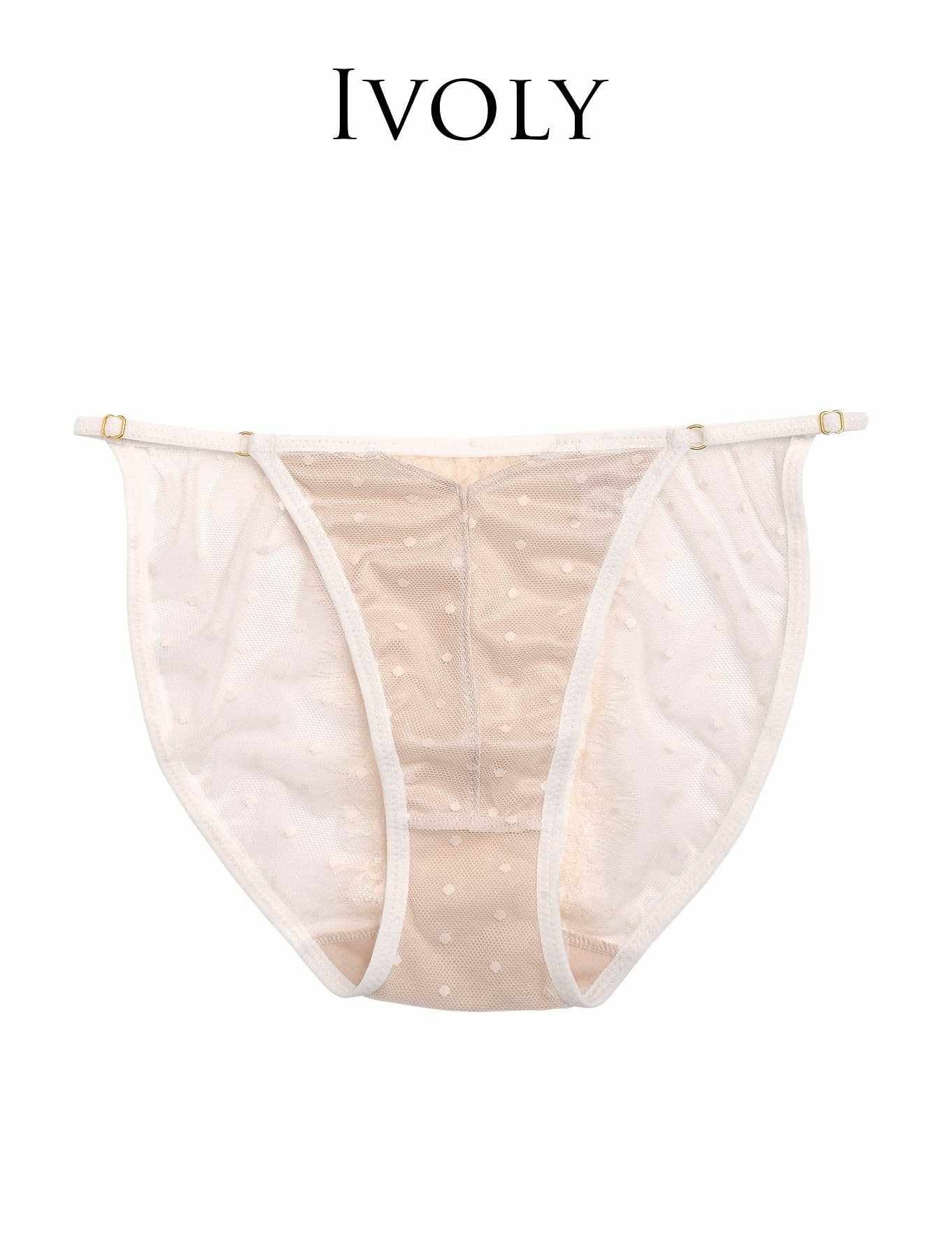 【Re;by Reinest】Dot Sheer Lace Shorts / ドットシアーレース単品フルバックショーツ