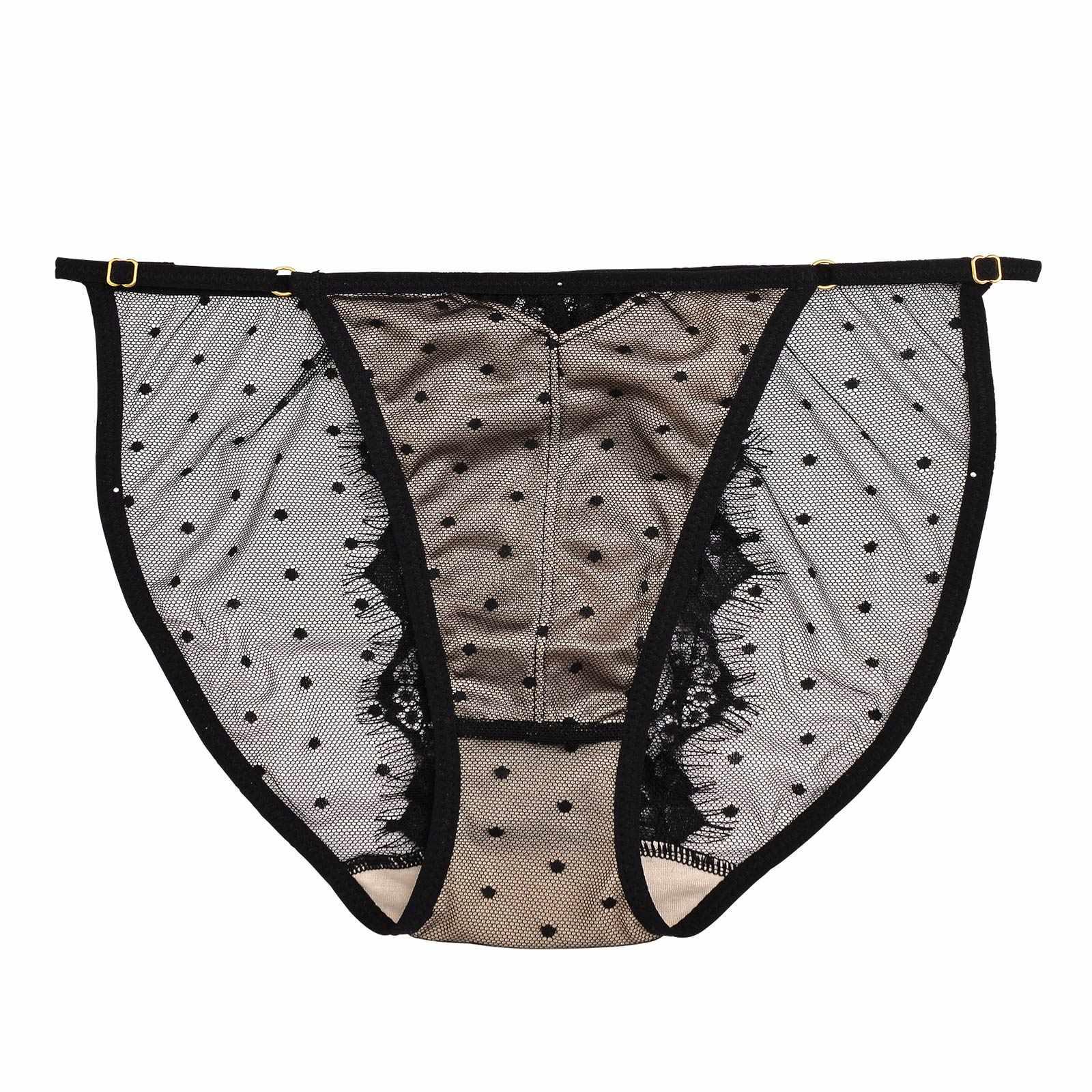 【Re;by Reinest】ZERO BRA series Dot Sheer Lace Shorts / ドットシアーレース単品フルバックショーツ - 【公式】247Lingerie