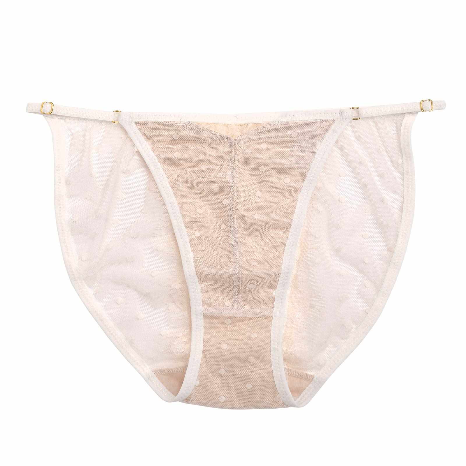 【Re;by Reinest】ZERO BRA series Dot Sheer Lace Shorts / ドットシアーレース単品フルバックショーツ